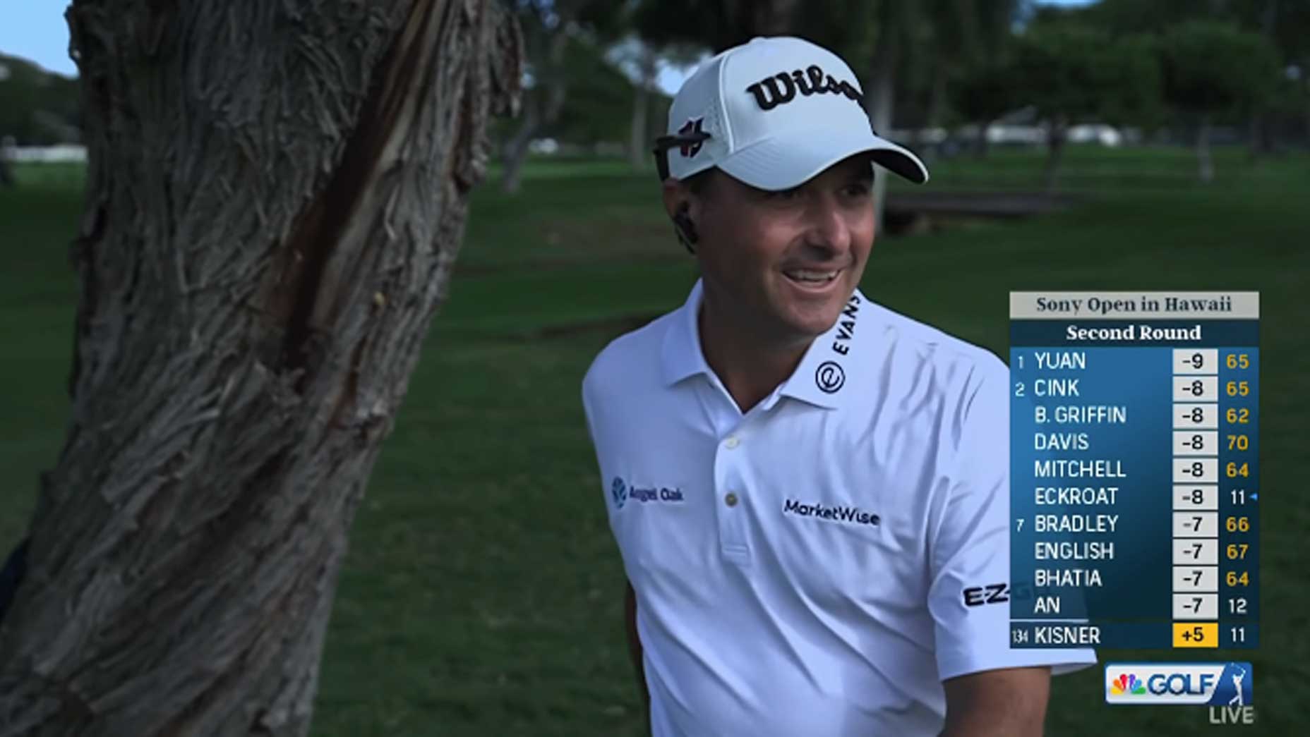 Kevin Kisner's walk-and-talk was full of insights — and deadpan humor.