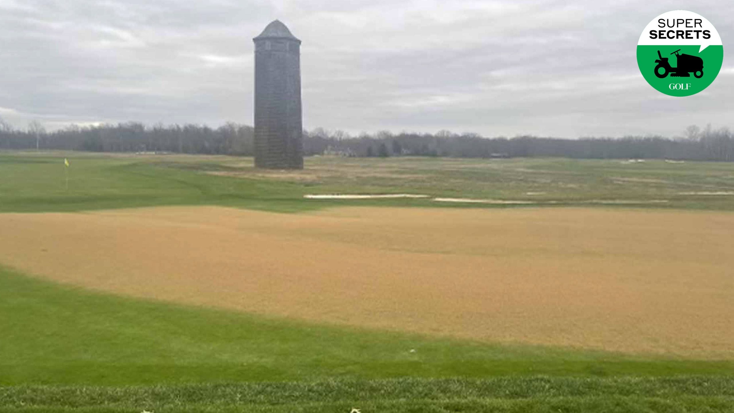 A sanded green at Crag Burn Golf Club outside Buffalo