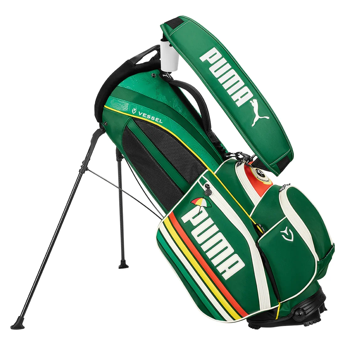 This COBRA x Vessel, Tour-validated stand bag offers premium versatility and performance.