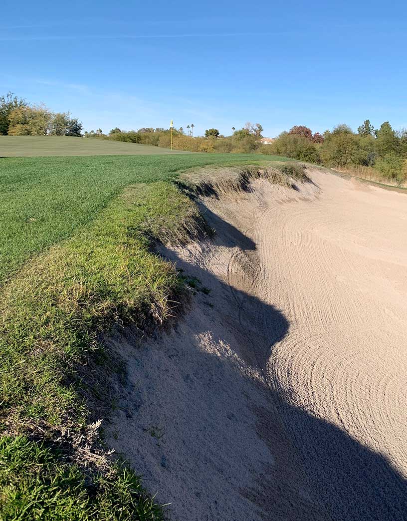 A devilish bunker at Camelback's Ambiente Course.