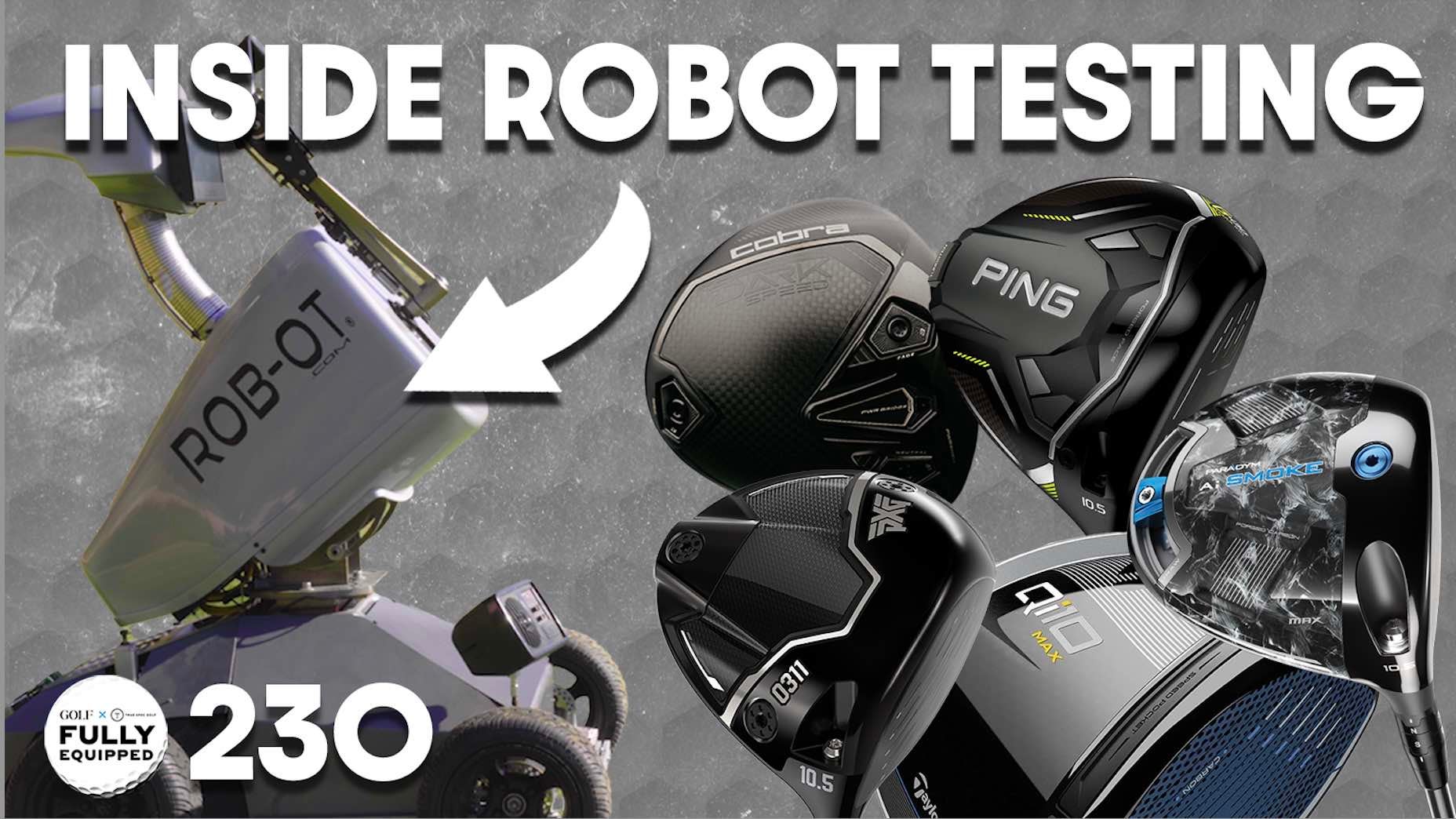 fully equipped robot testing