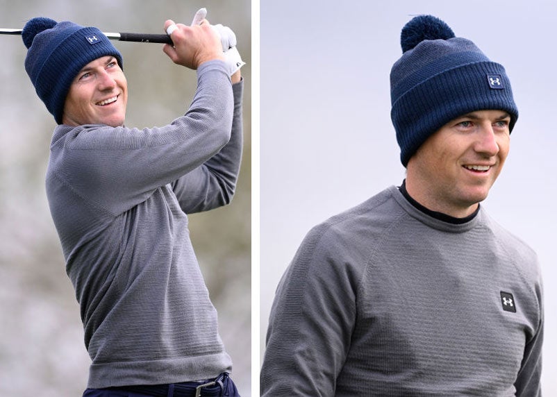 SCOTTSDALE, ARIZONA - FEBRUARY 08: Jordan Spieth of the United States smiles as he walks the 12th hole during the first round of the WM Phoenix Open at TPC Scottsdale on February 08, 2024 in Scottsdale, Arizona. (Photo by Orlando Ramirez/Getty Images)