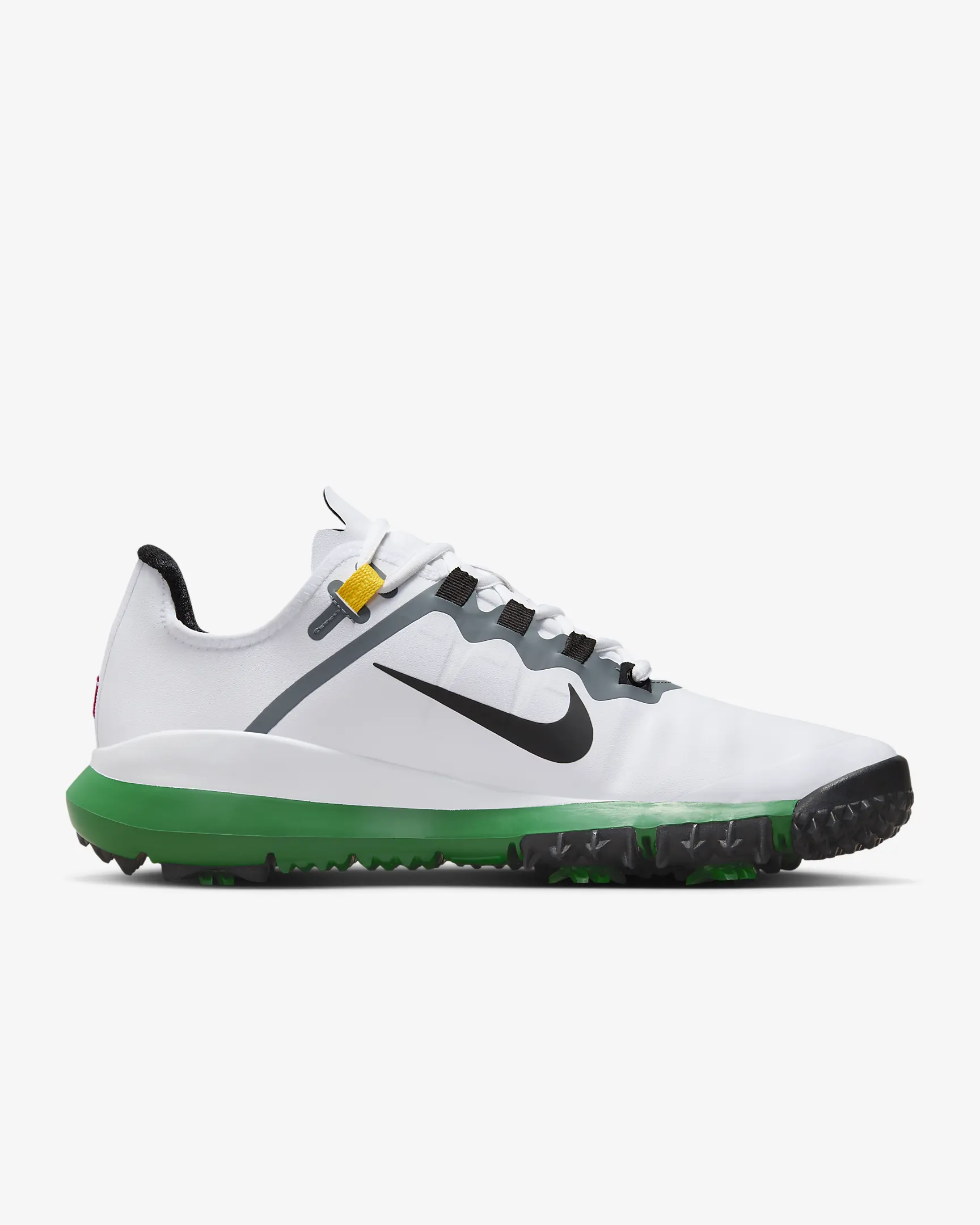 Tiger Woods '13 - Men's Golf Shoes in green and white.