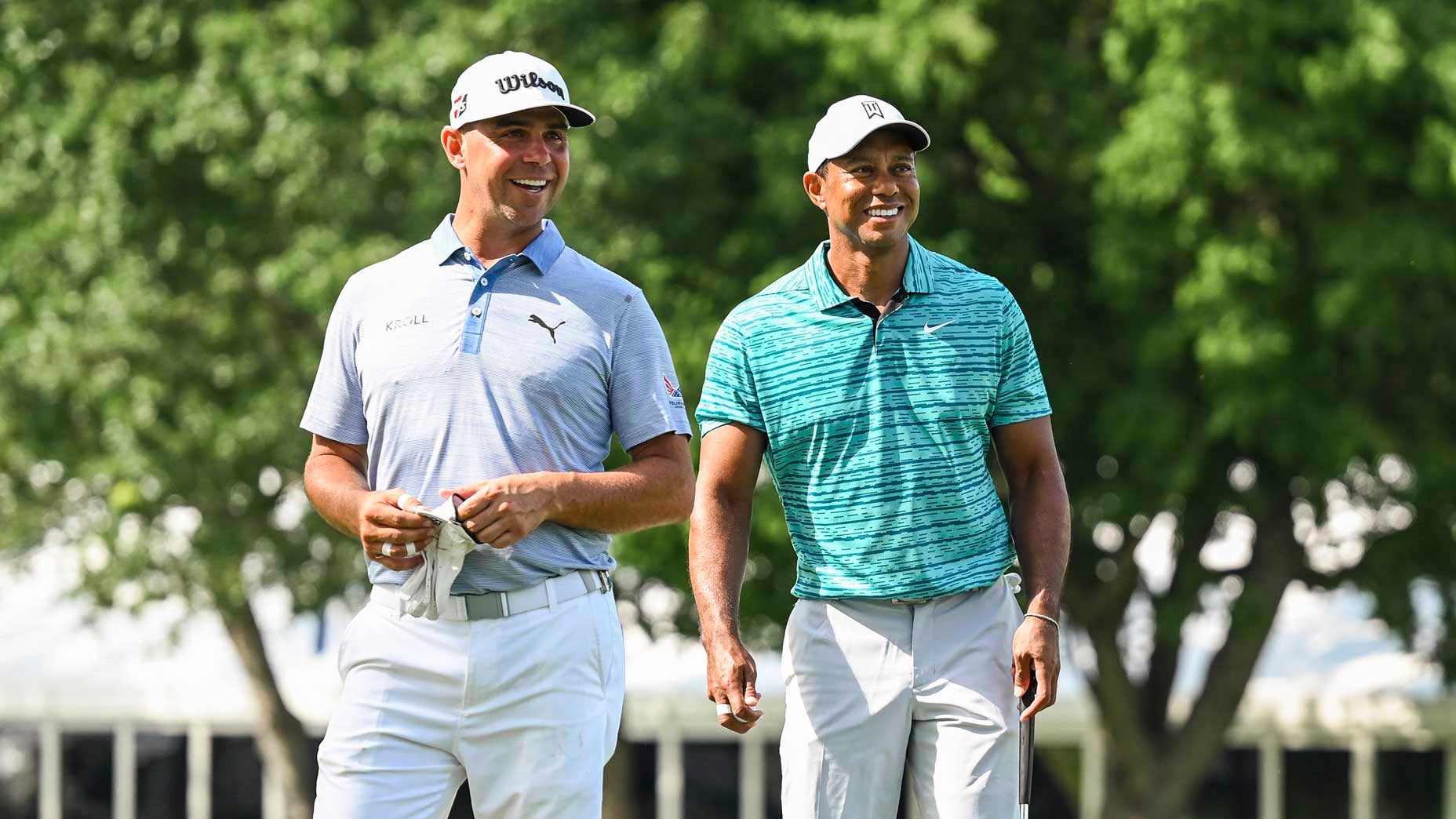 Gary Woodland Tiger Woods