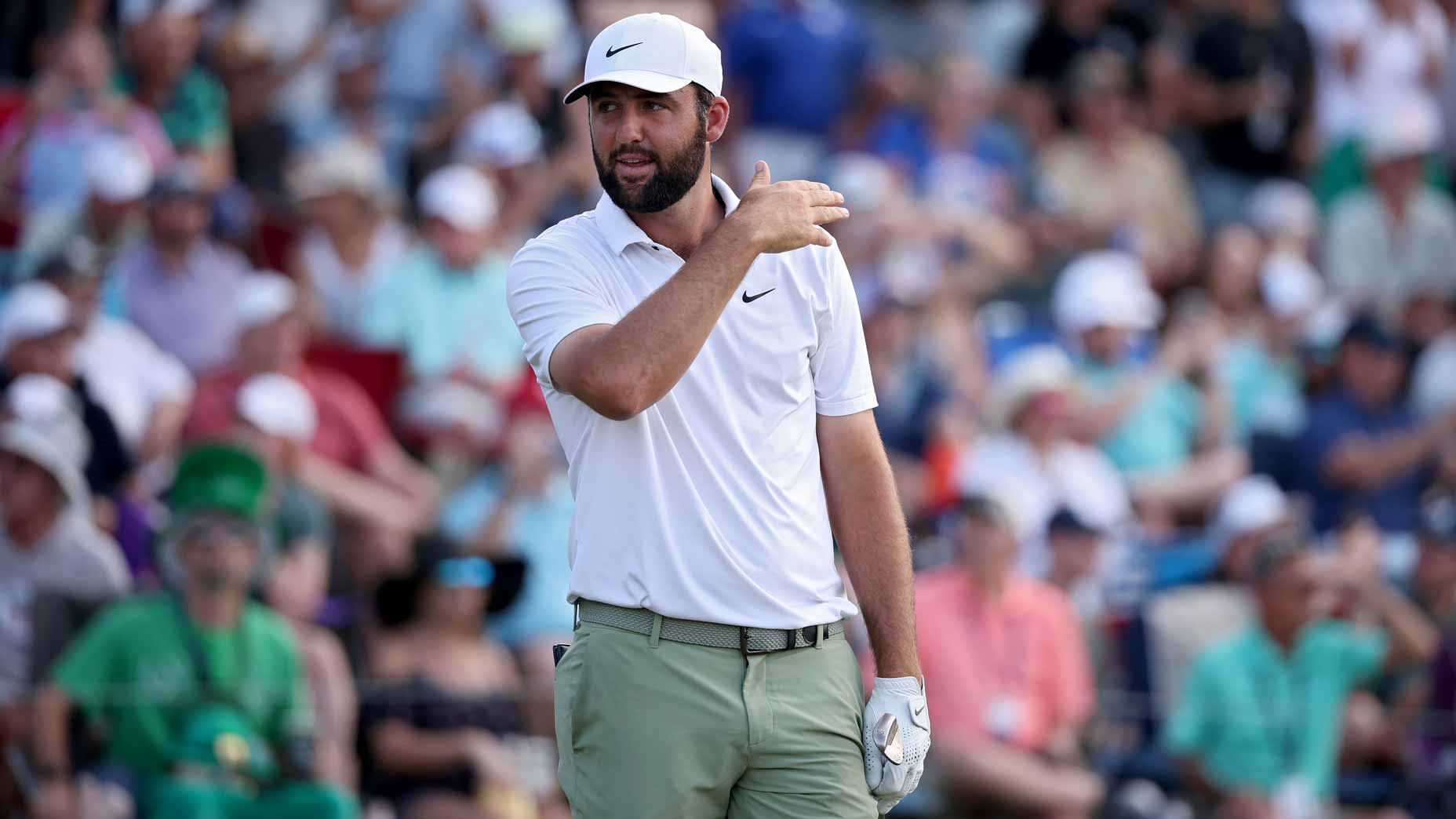 Scottie Scheffler at the 2024 Players Championship.