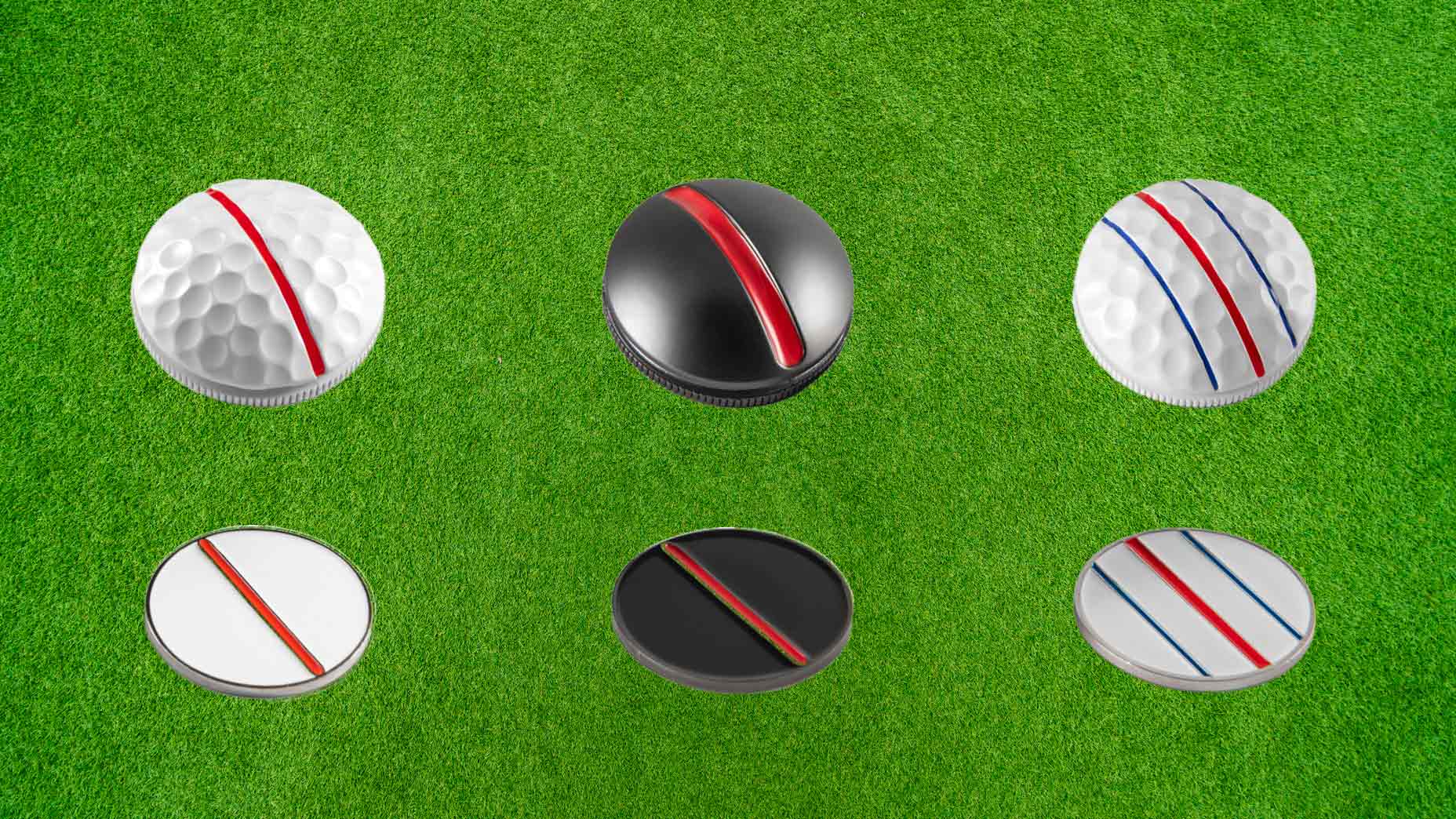 These must-have ball markers double as alignment aids