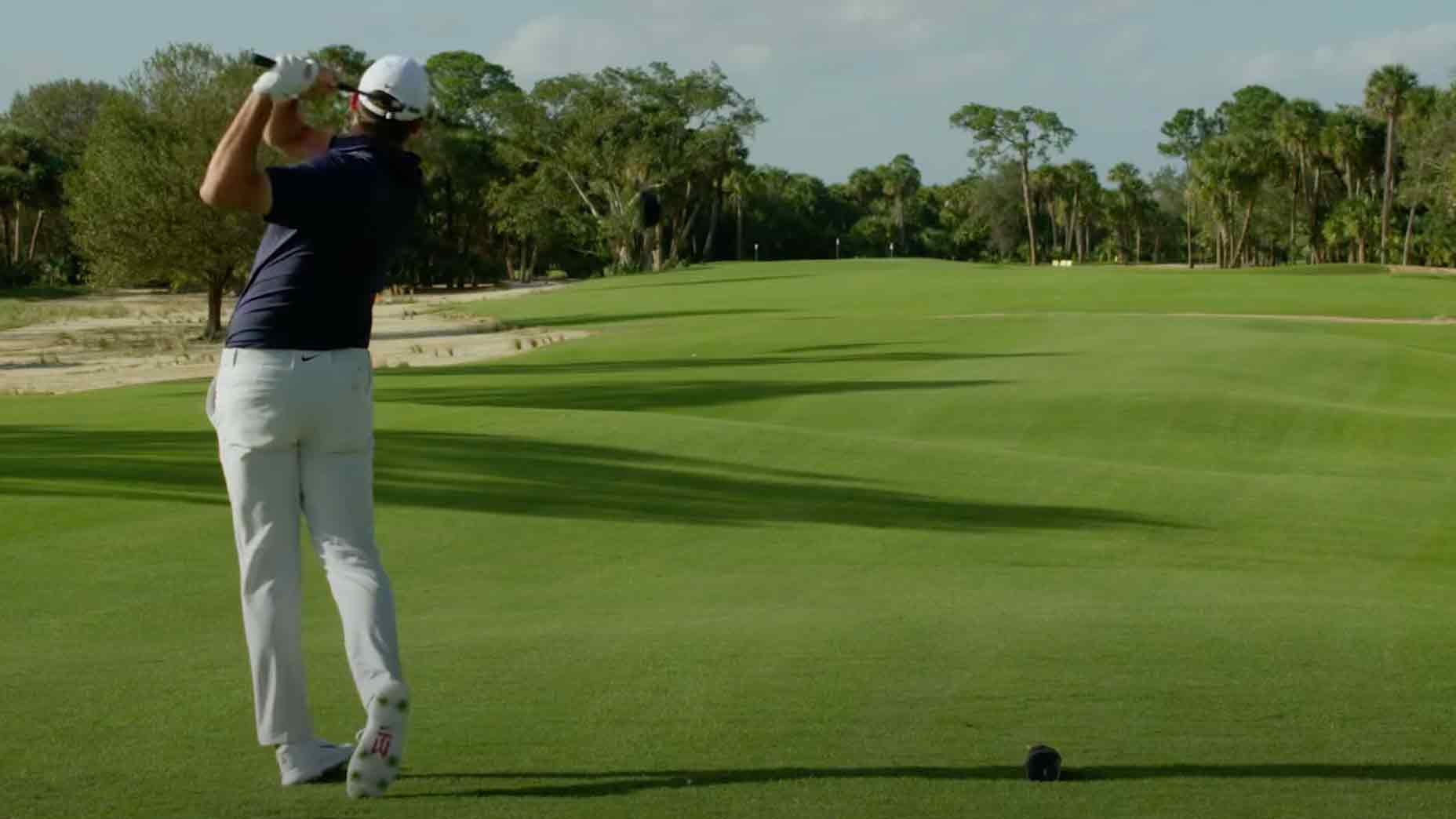 Scottie Scheffler shares his tips for hitting a stinger shot, which can keep ball-flight down and increase the amount of roll upon landing