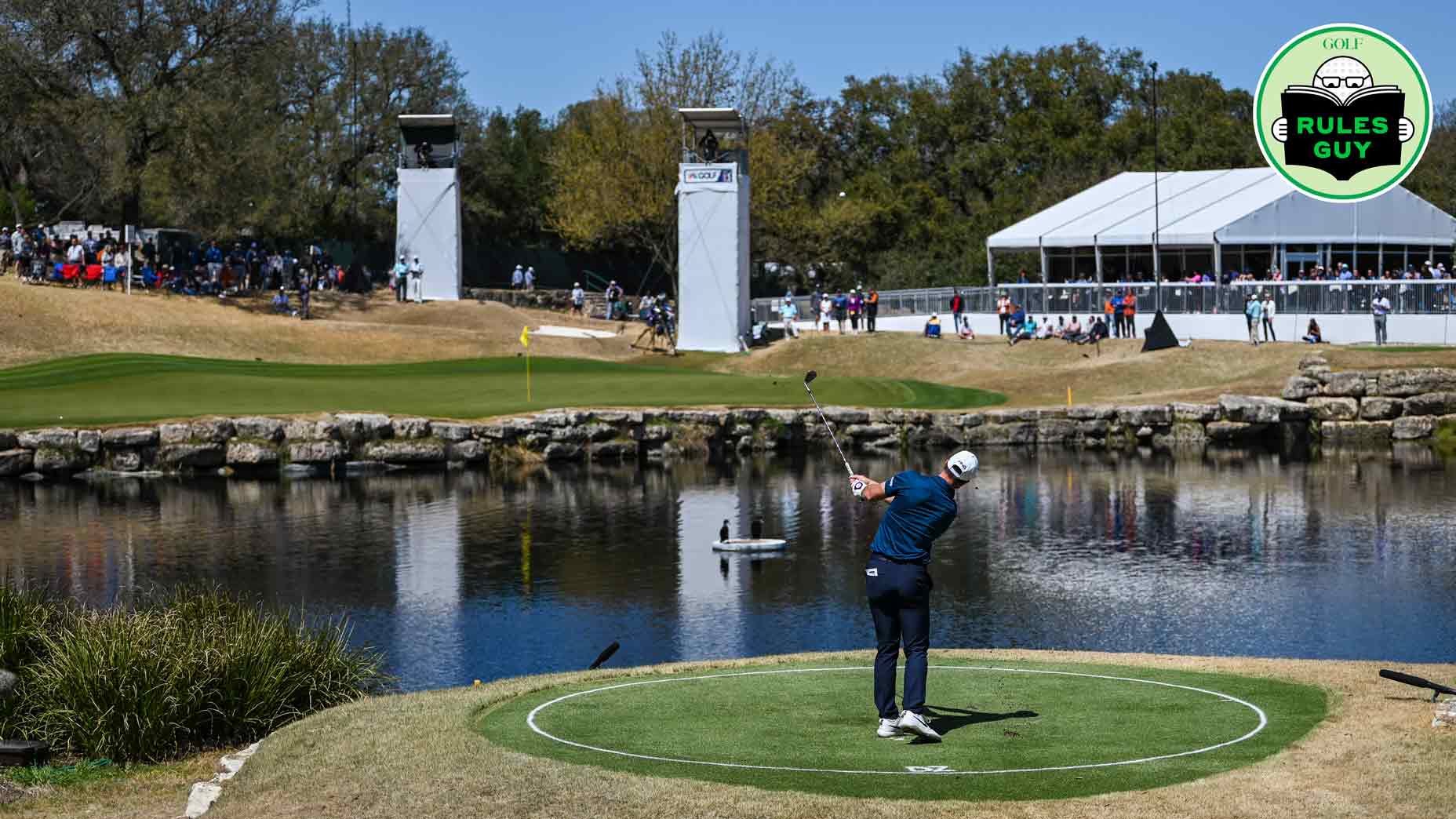 Rules Guy: Does a ball have to cross a certain point in order to use a drop zone?
