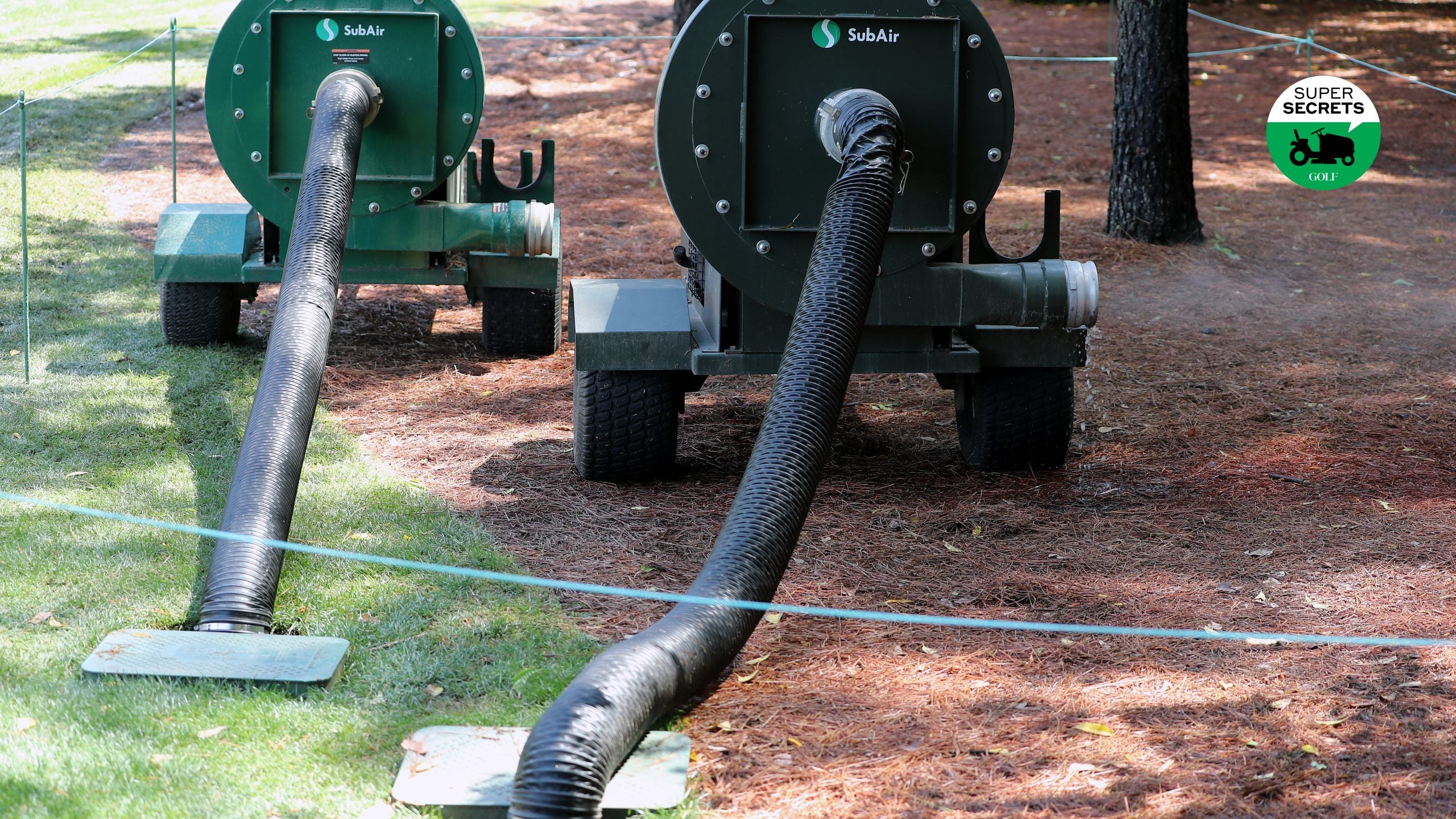 A SubAir system at Augusta National Golf Club