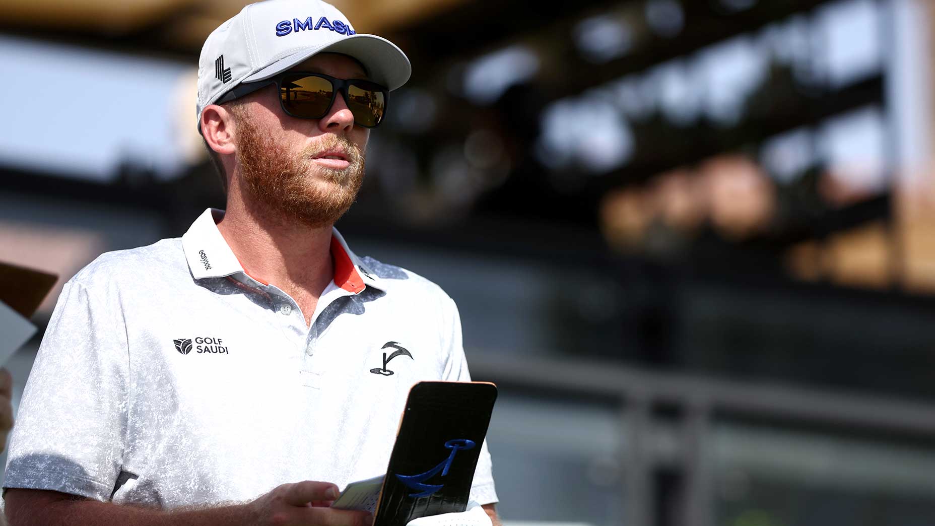 Talor Gooch looks on at LIV Golf Jeddah on March 1, 2024, in Jeddah, Saudi Arabia.