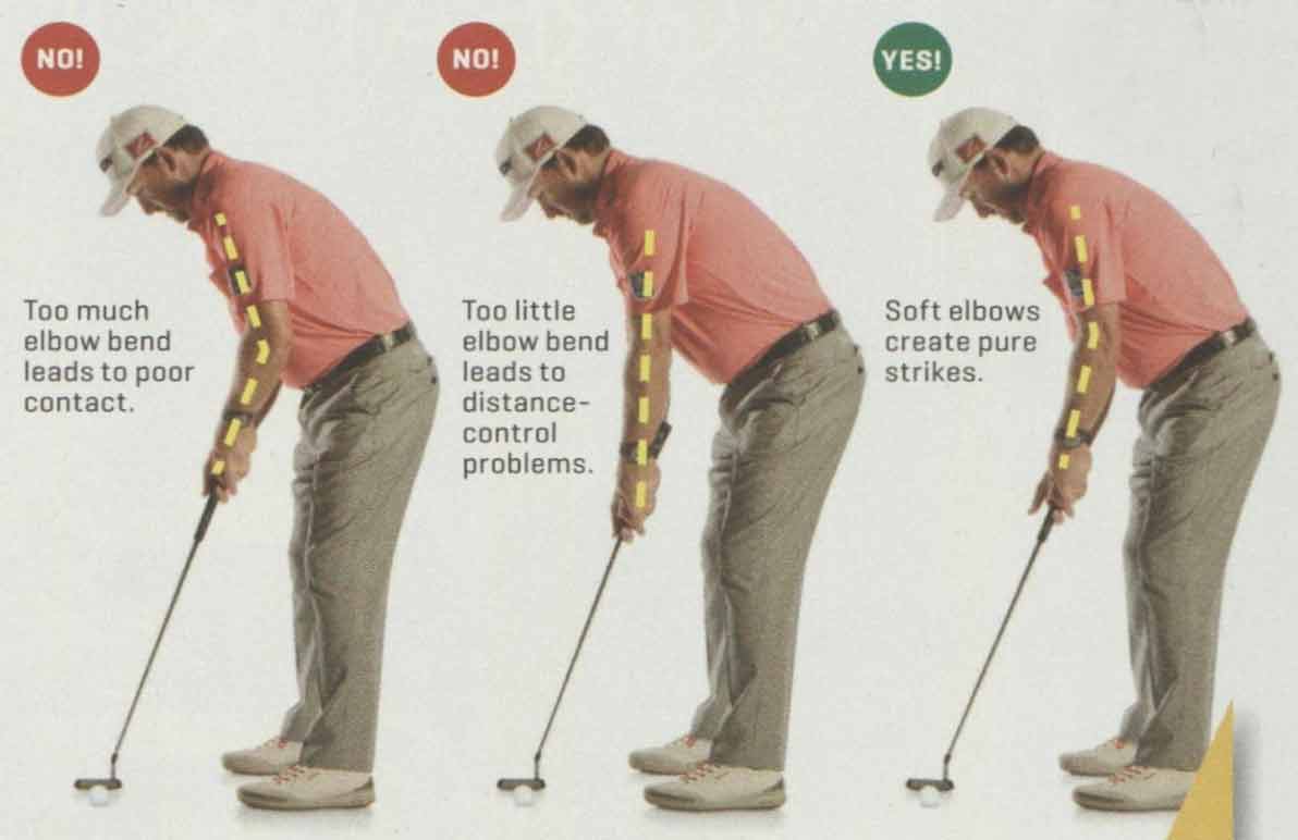 graeme mcdowell demonstrates putting technique