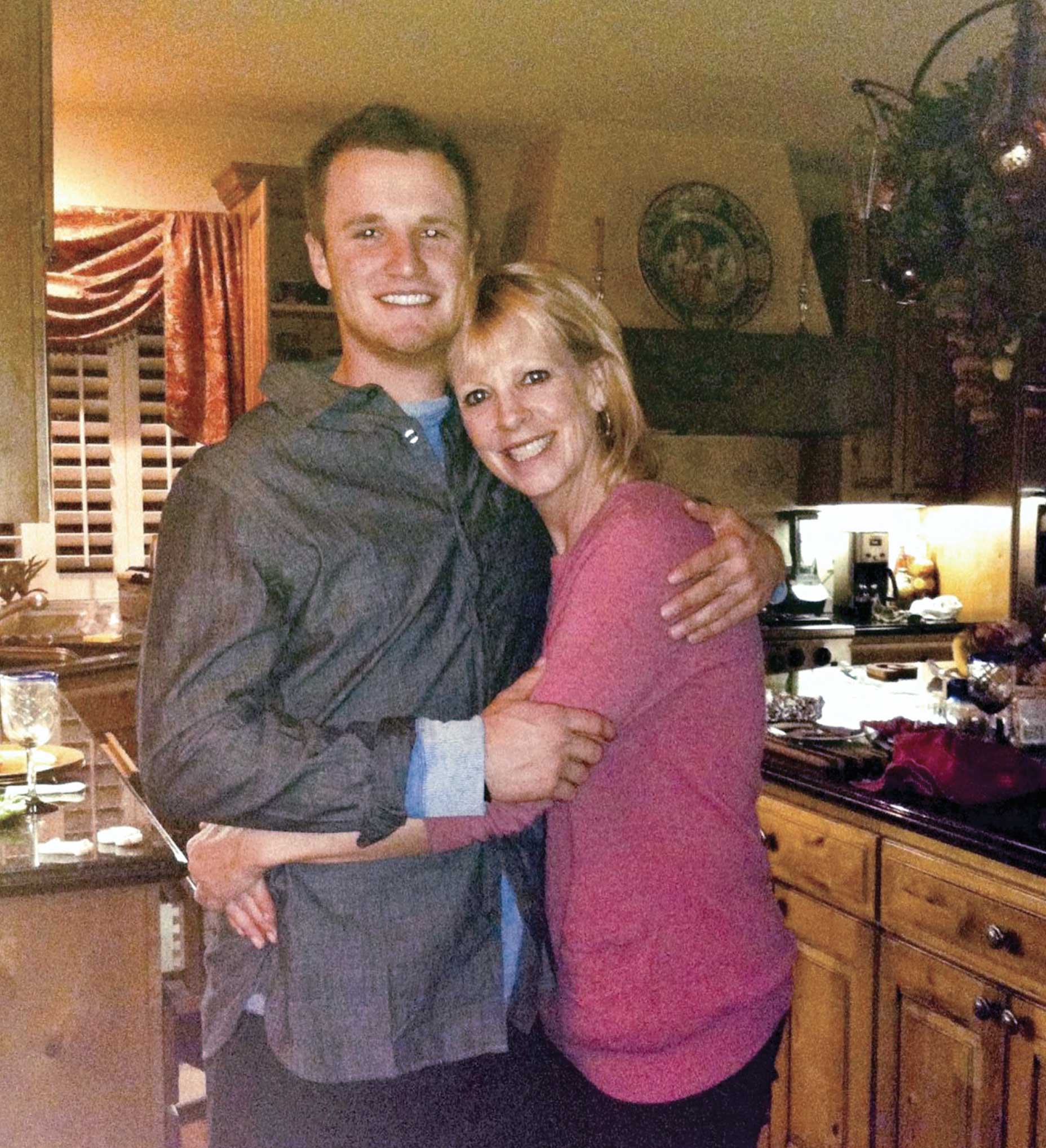 Wyndham Clark and his mother Lise.