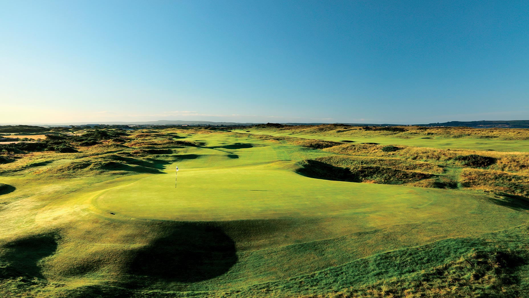 the thirteenth hole at royal troon golf club scenic shot