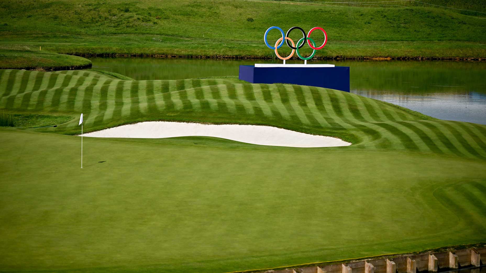 An empty Le Golf National pictured ahead of 2024 Olympics.