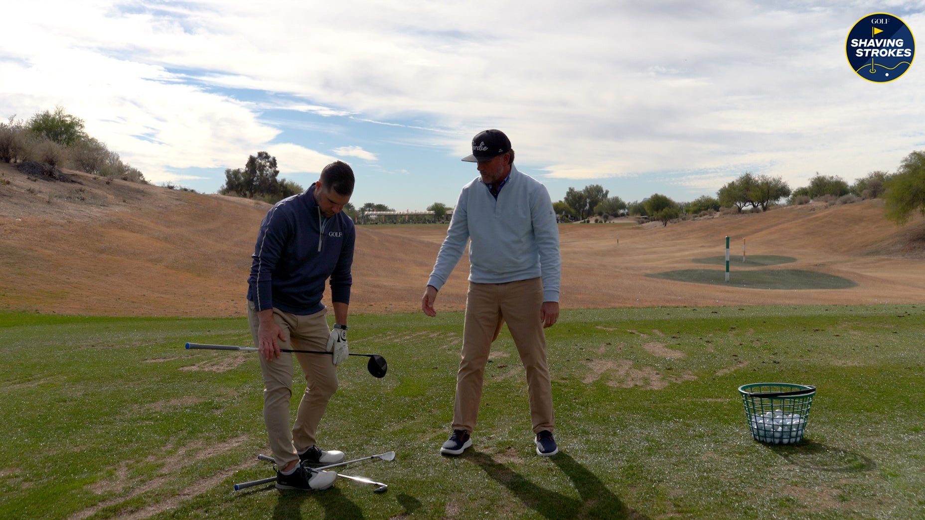 If you're unsure about where the feet should be positioned in the golf swing, top teacher Joe Plecker says to try this easy 2-club drill