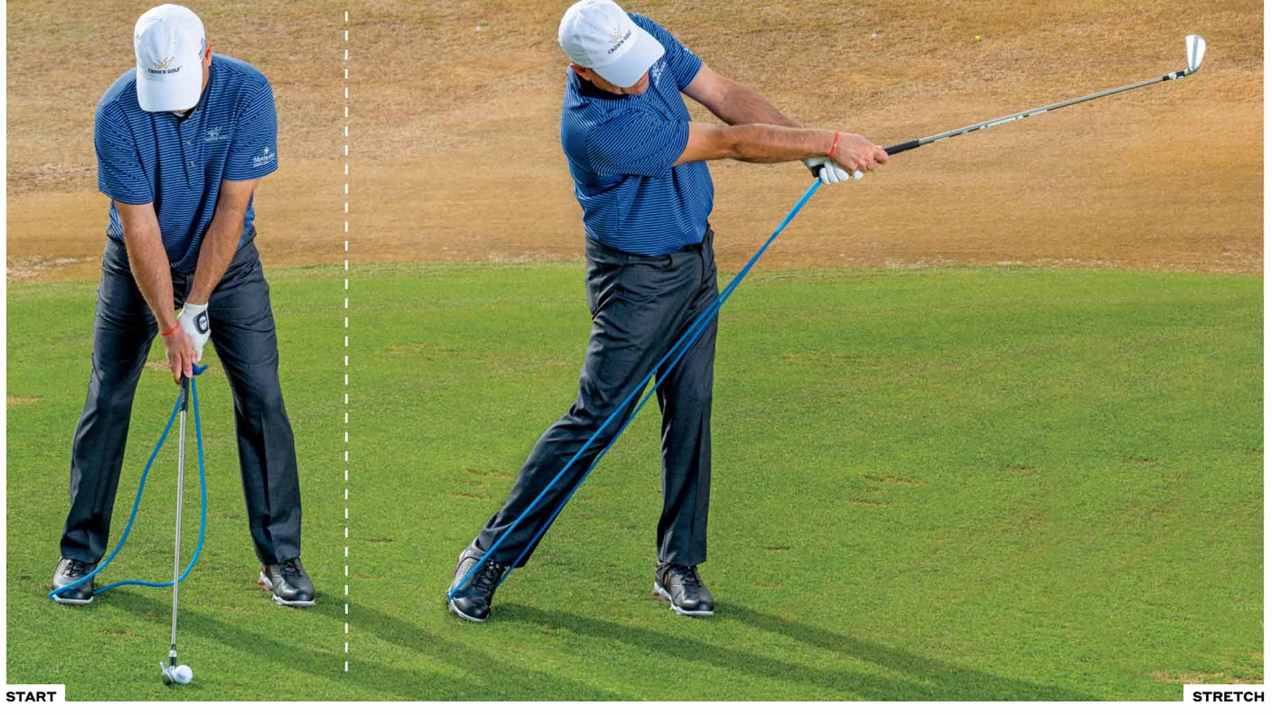Use this stretch to get more power and yards off the tee