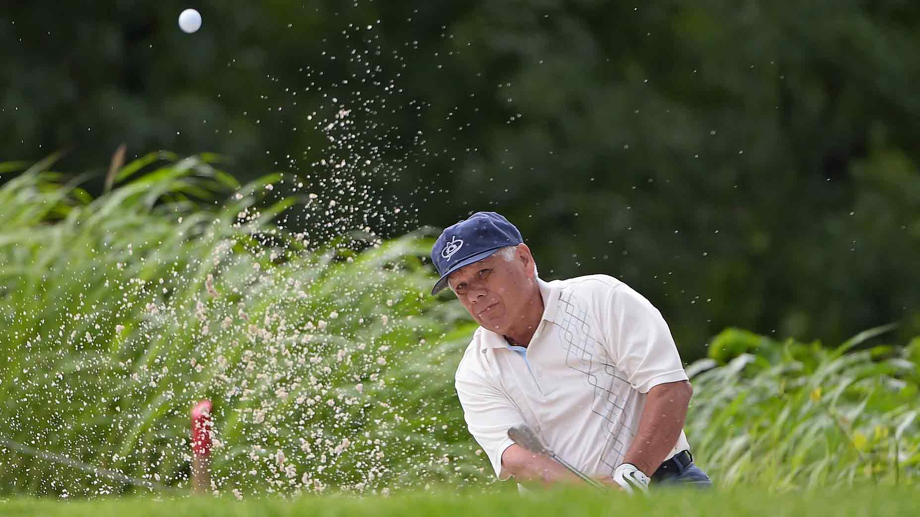 Talking to the Short Game Chef, Parker McLachlin, Lee Trevino shows how to use more natural athleticism to hit softer bunker shots