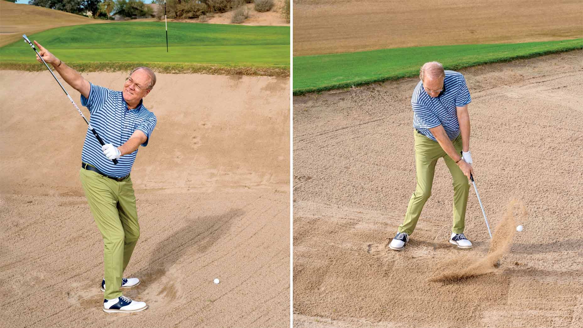 How thinking about one of golf's worst shots can help in the bunker