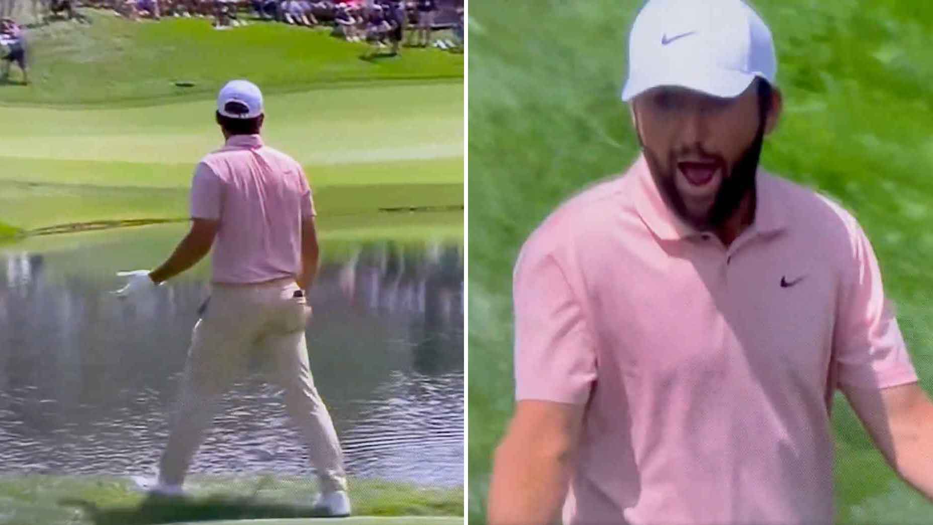 Scottie Scheffler had an angry outburst at the BMW Championship on Friday.