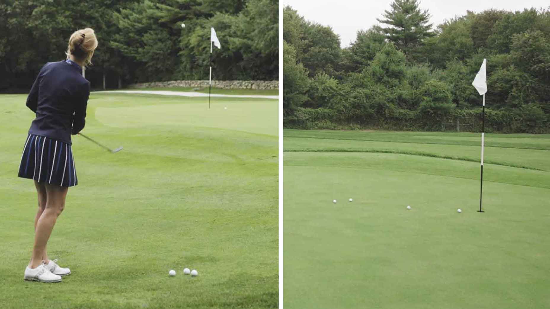 Adding pressure to your practice will improve your on-course performance, and GOLF Top 100 Teacher Trillium Rose has a simple drill to help.