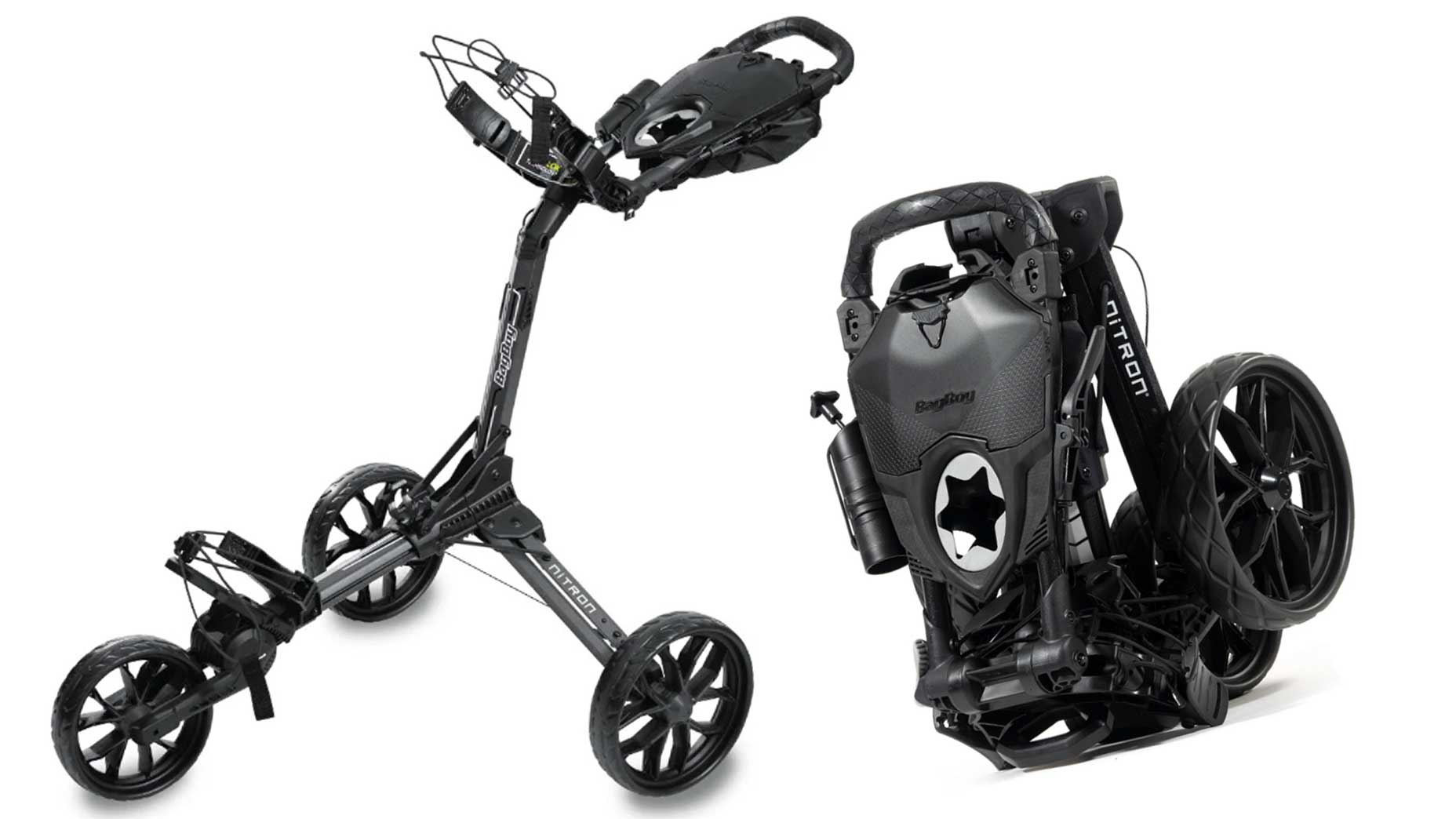 the bag boy nitron push cart.