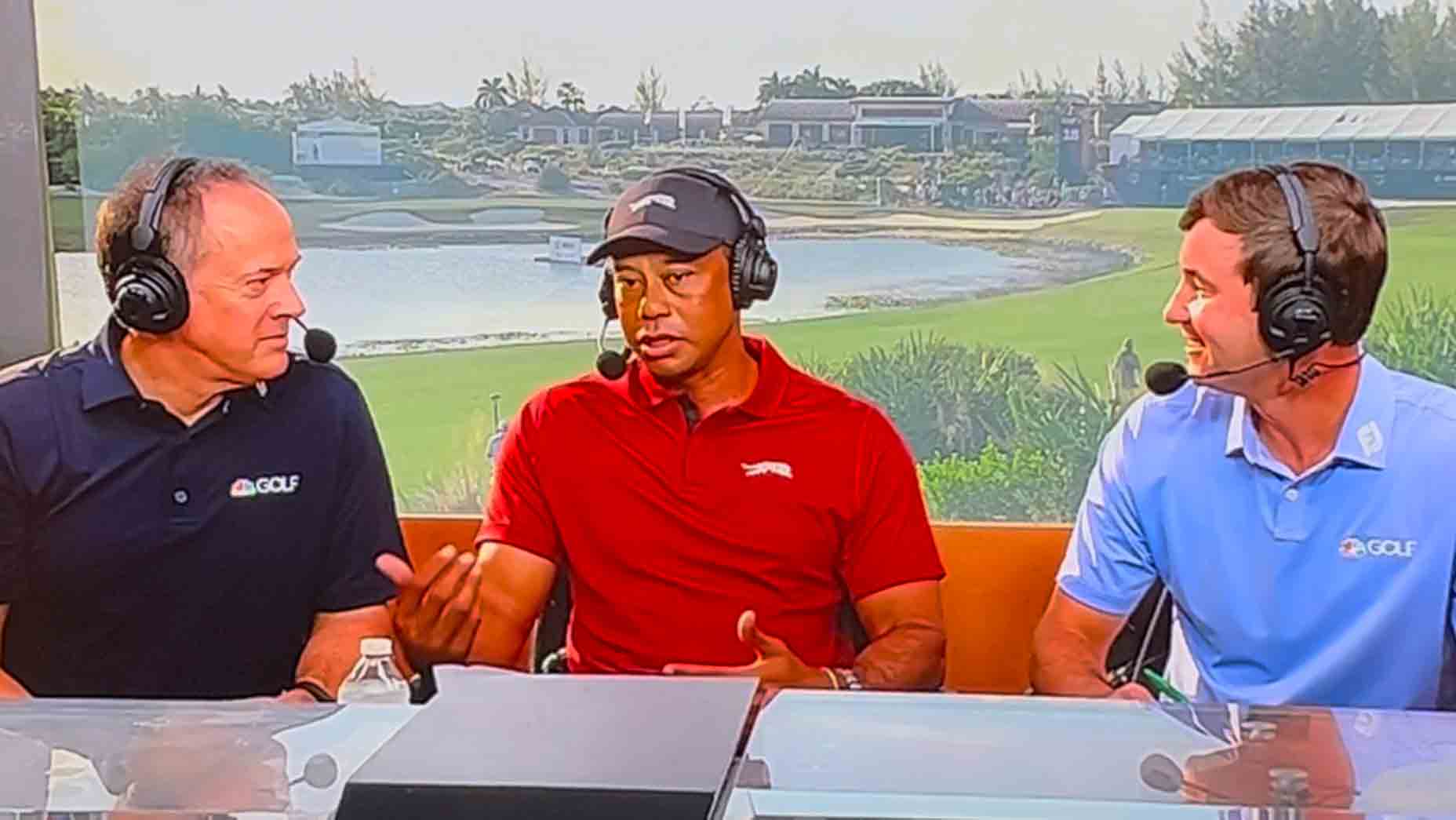 Tiger Woods makes TV visit, and 1 'small and skinny' thought intrigues