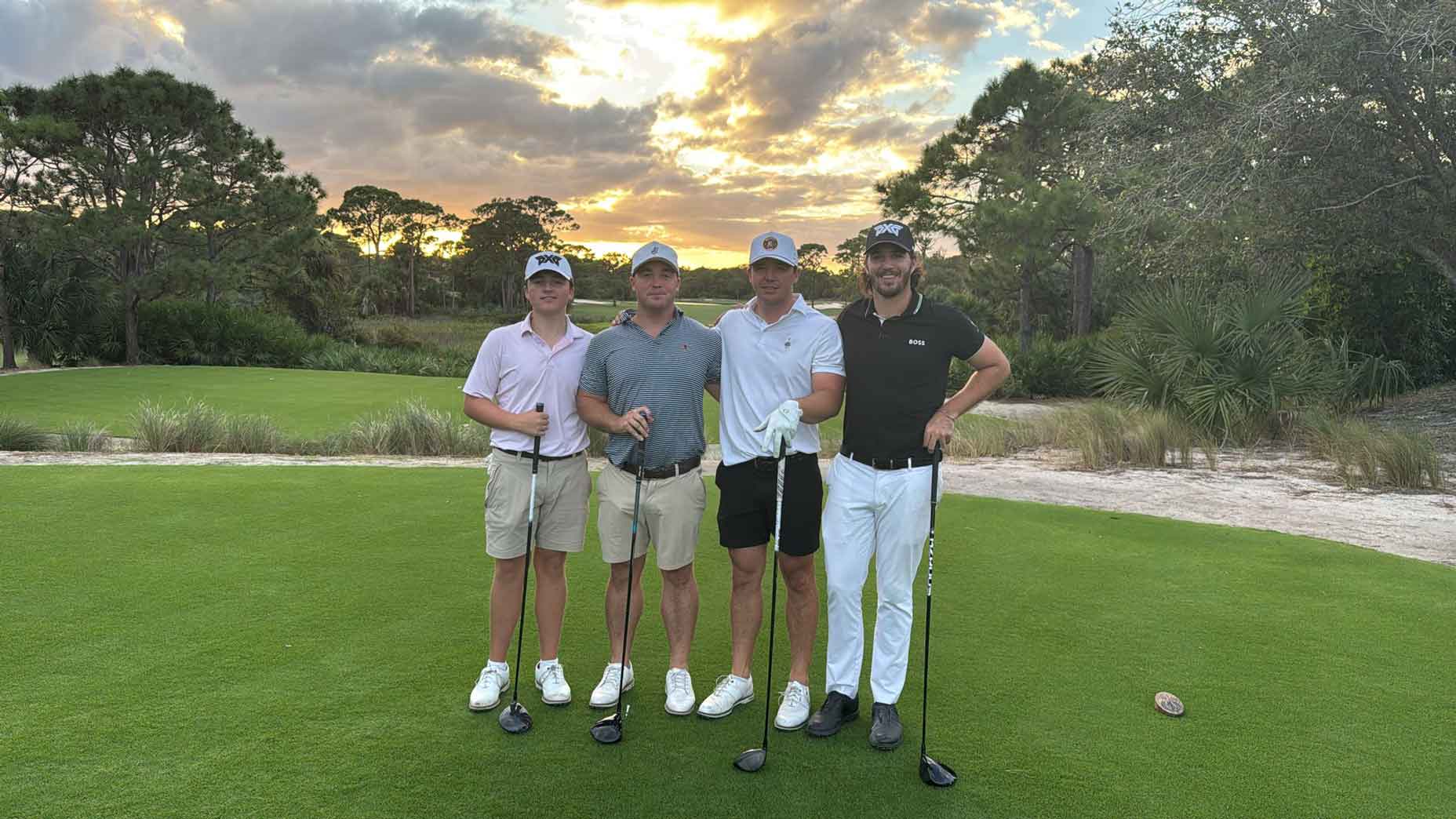 Four of Gary Player's grandkids competed to play with him in the PNC Championship