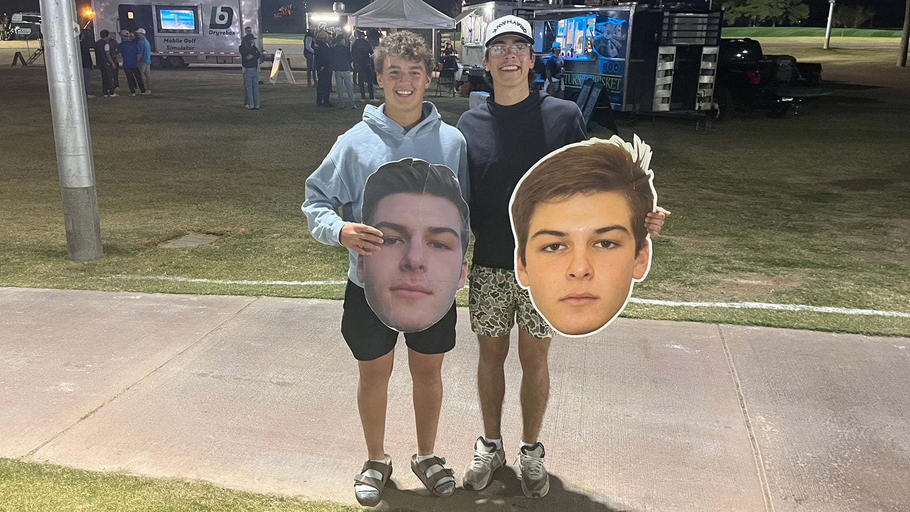 Ardent fans at the Troon Access GL Championship