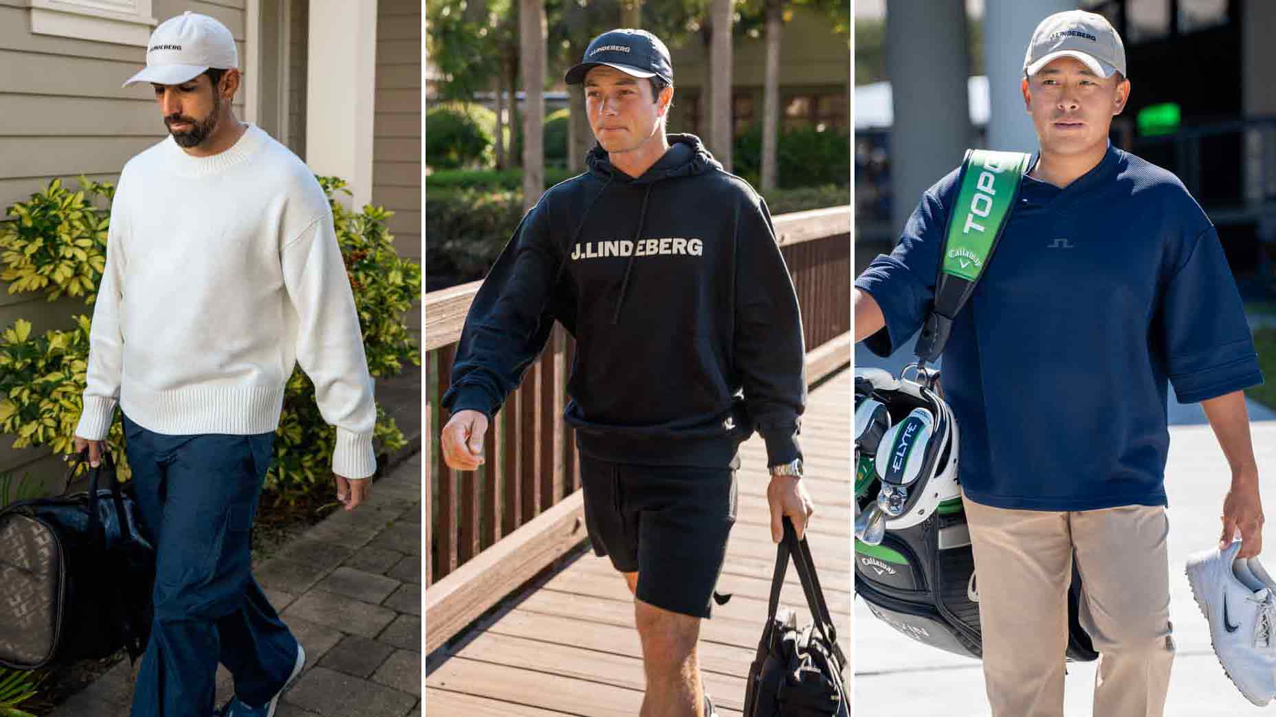At the Players Championship, J.Lindeberg's 'Tunnelfits' showcase brand's versatile apparel range