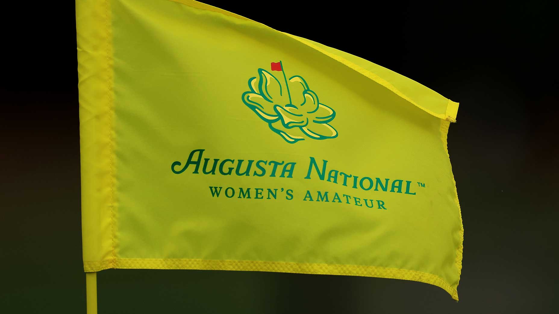 2025 Augusta National Women's Amateur flag flies on course.