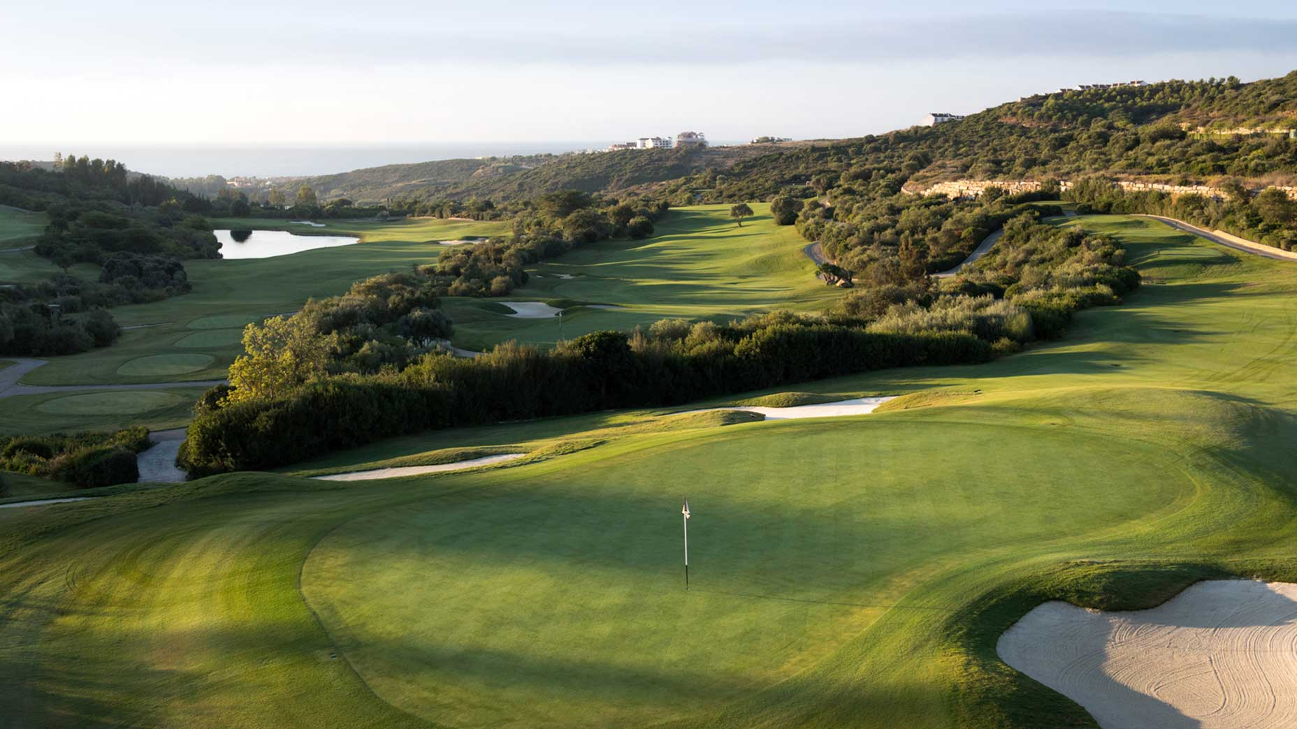 The golf course at Finca Cortesin.