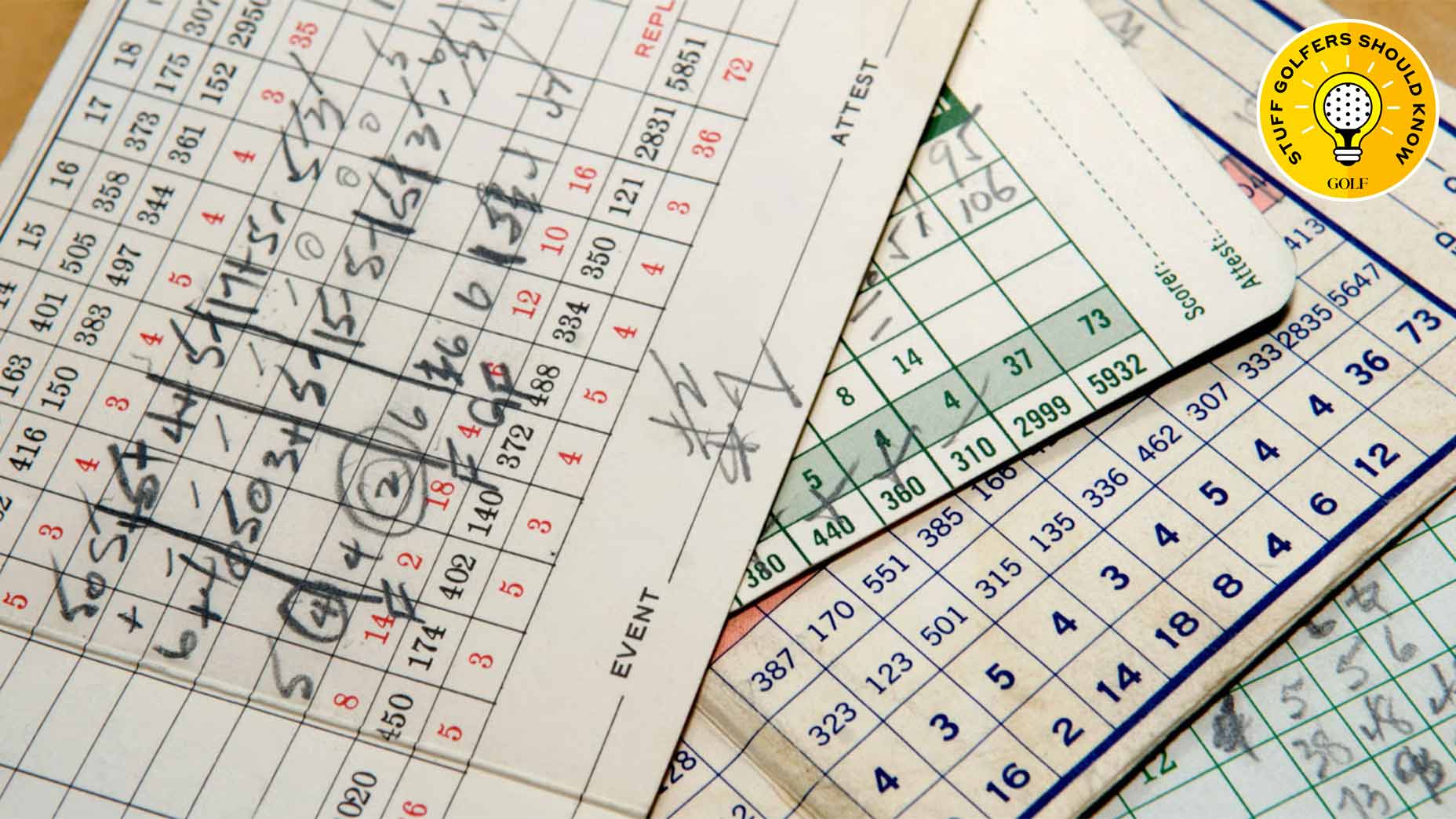a golf scorecard