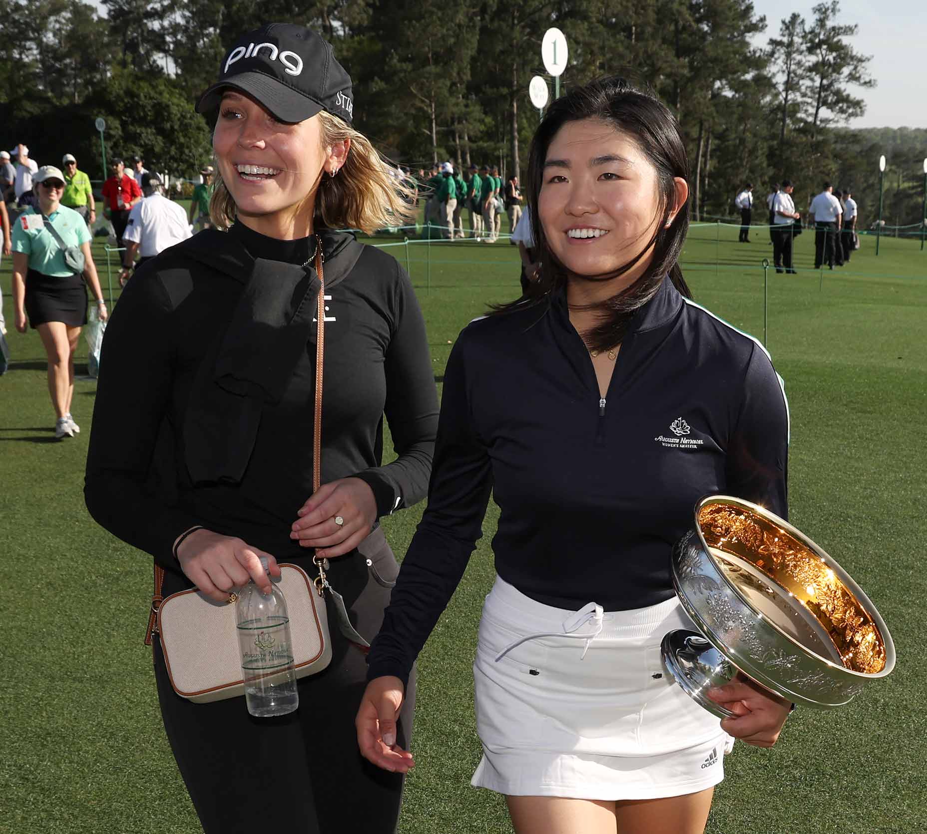 rachel heck and rose zhang at the 2023 augusta national womens amateur