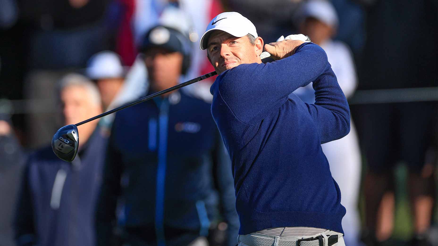 Rory McIlroy, a betting favorite at the Texas Children's Houston open, pictured during the 2025 Championship at TPC Sawgrass.