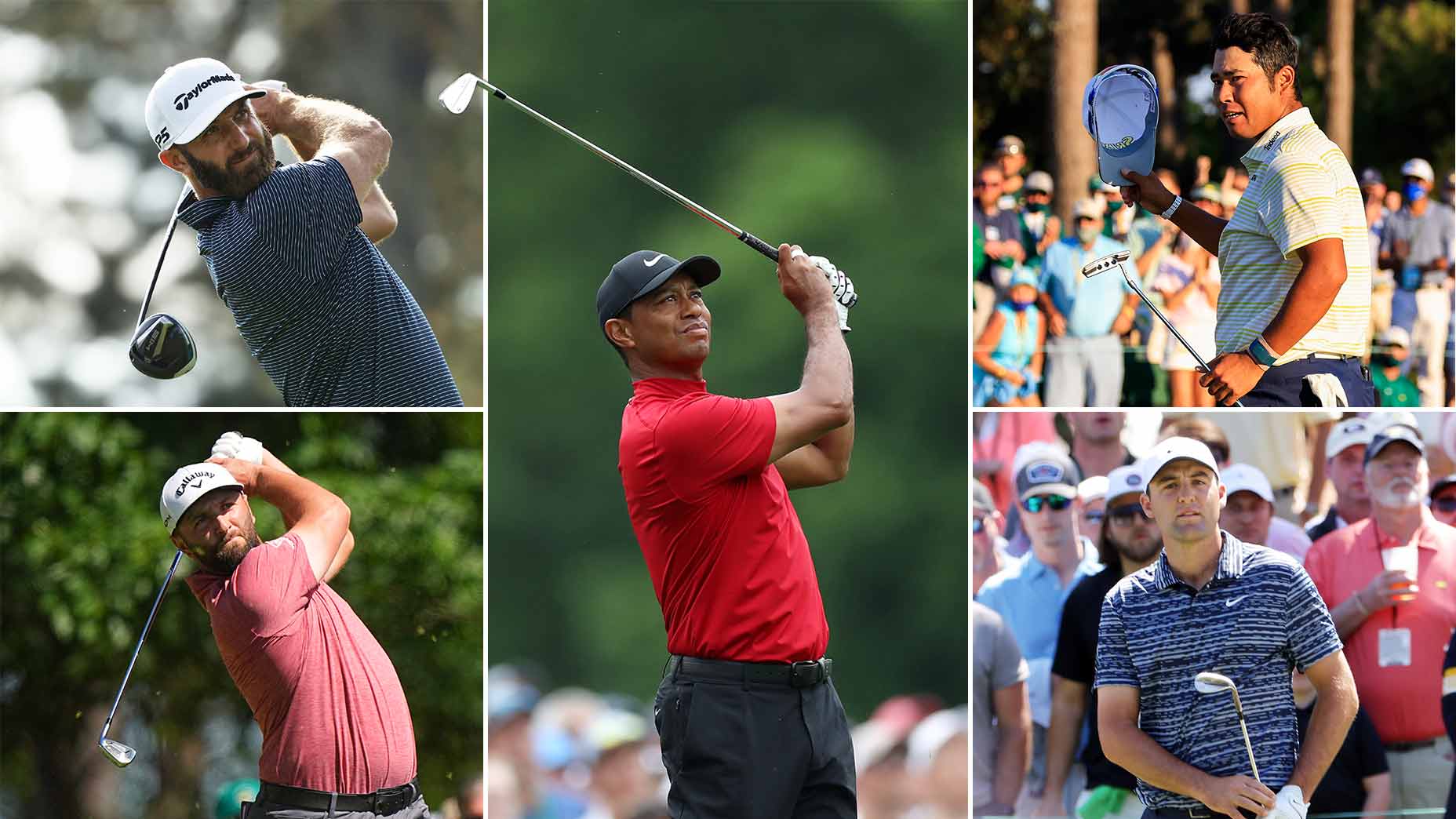 The last five Masters winners with the key clubs from their wins.