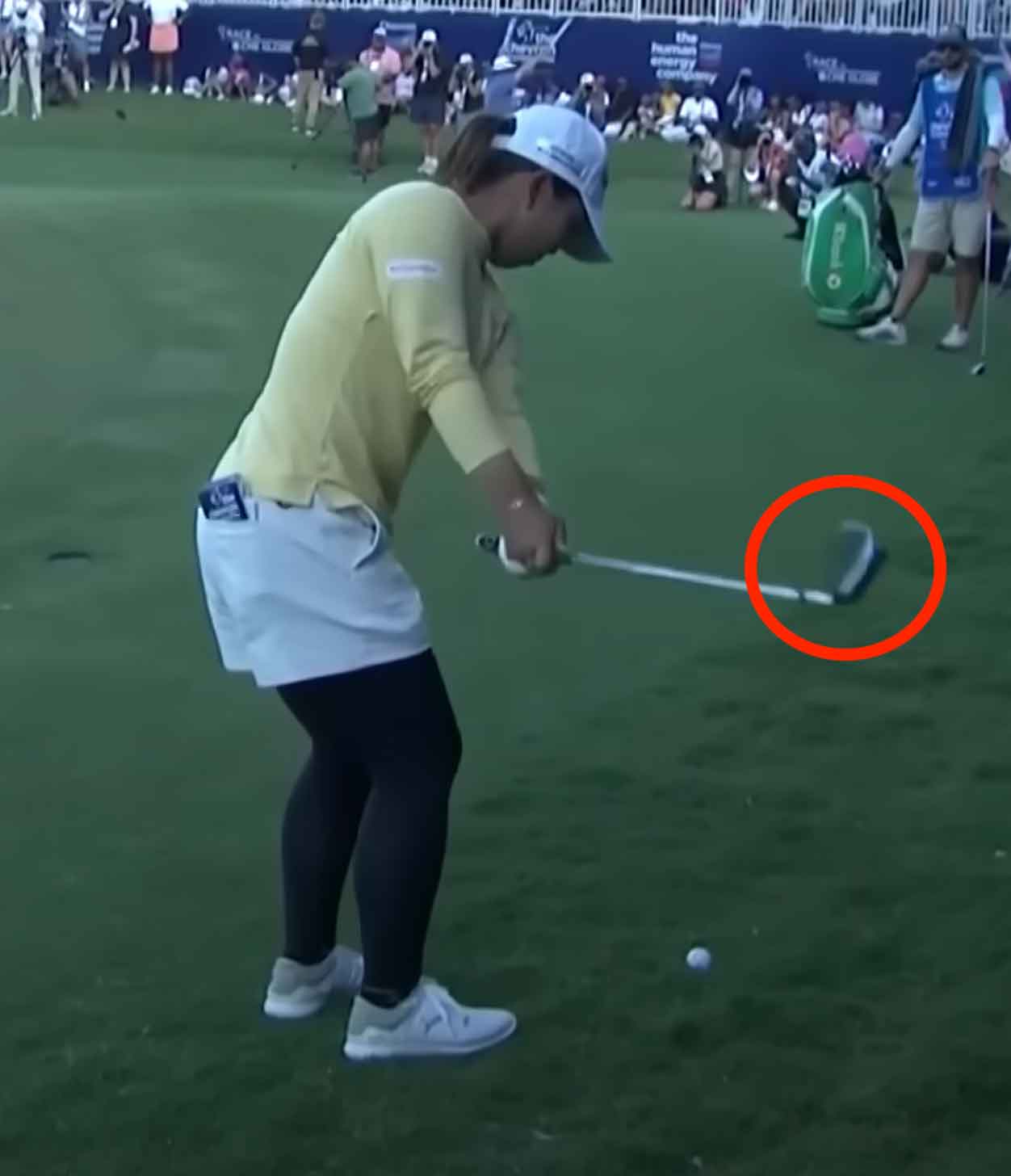 Mao Saigo's winning chip at chevron championship