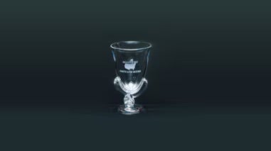 Masters Tournament Crystal Vase