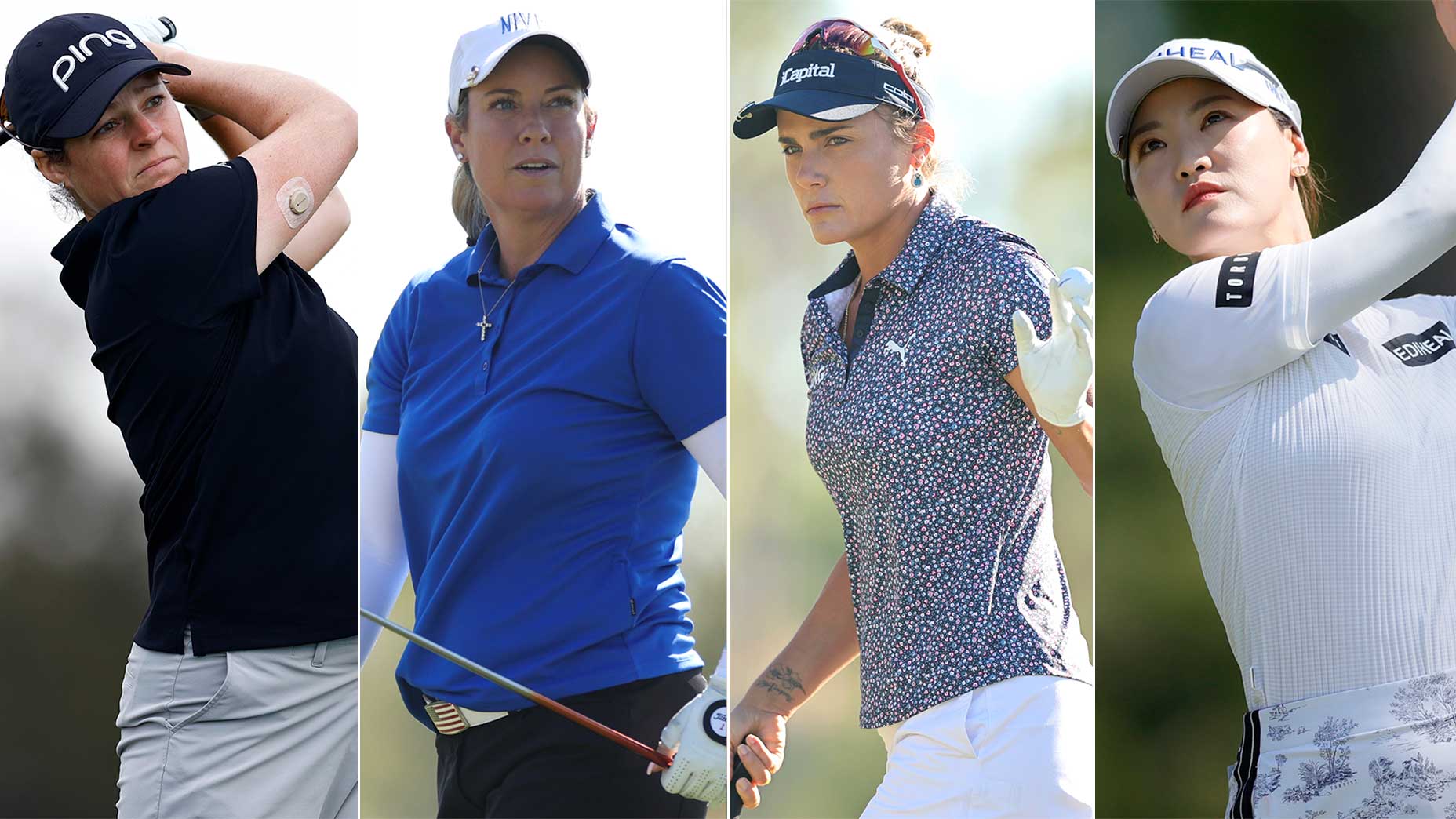 a photo of four lpga pros