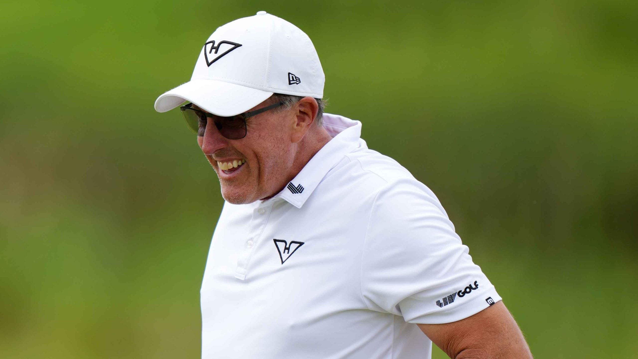 Phil Mickelson during day two of the LIV Golf League at the JCB Golf and Country Club, Rocester.