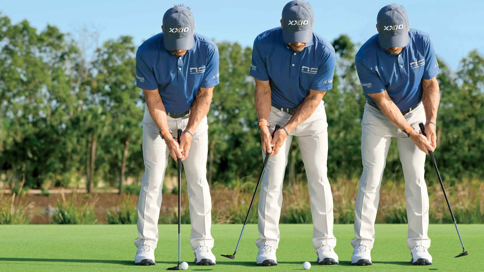 todd sones demonstrates putting stroke
