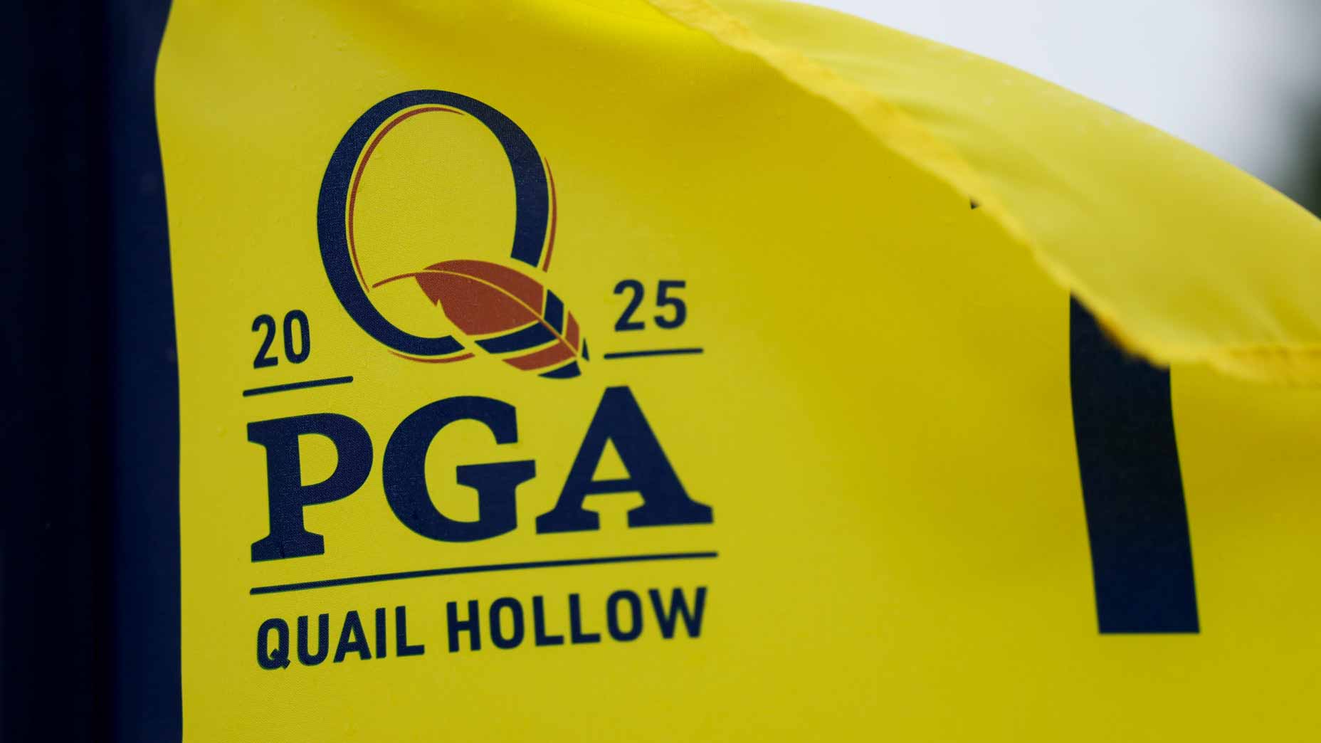What channel is PGA Championship on: A flag at the 2025 PGA Championship at Quail Hollow.