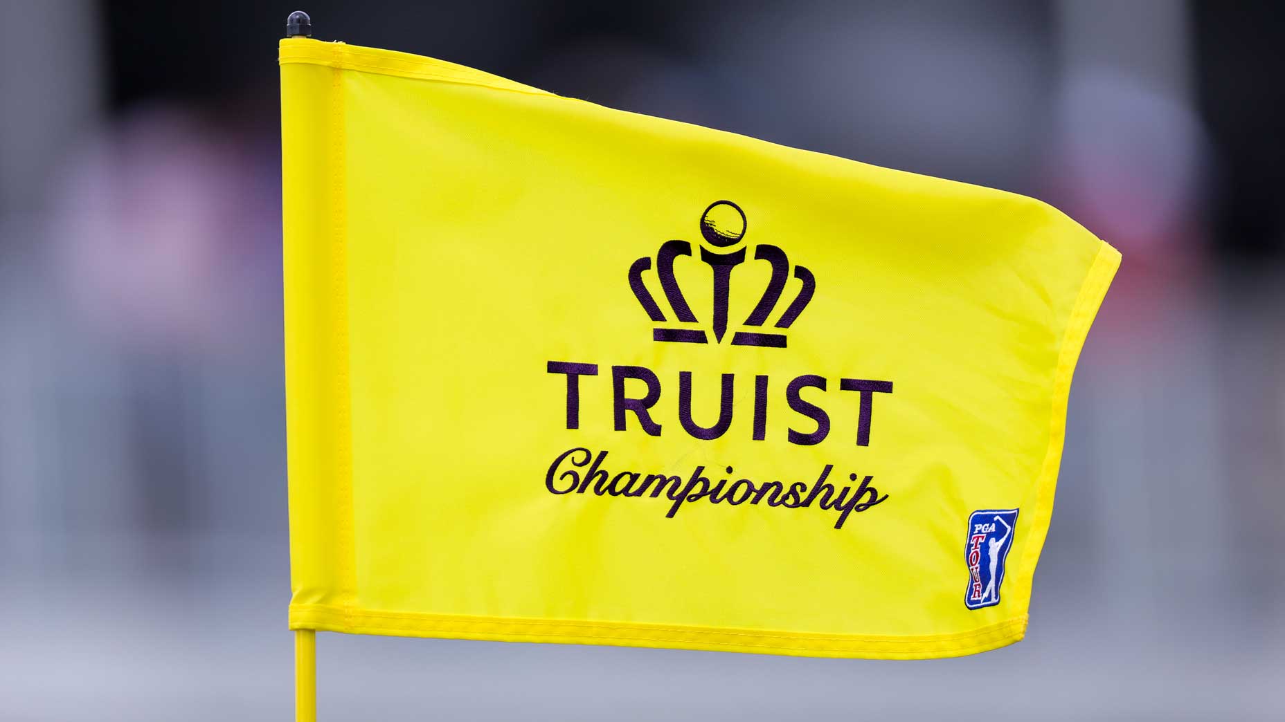A photo of a 2025 Truist Championship during the first round.