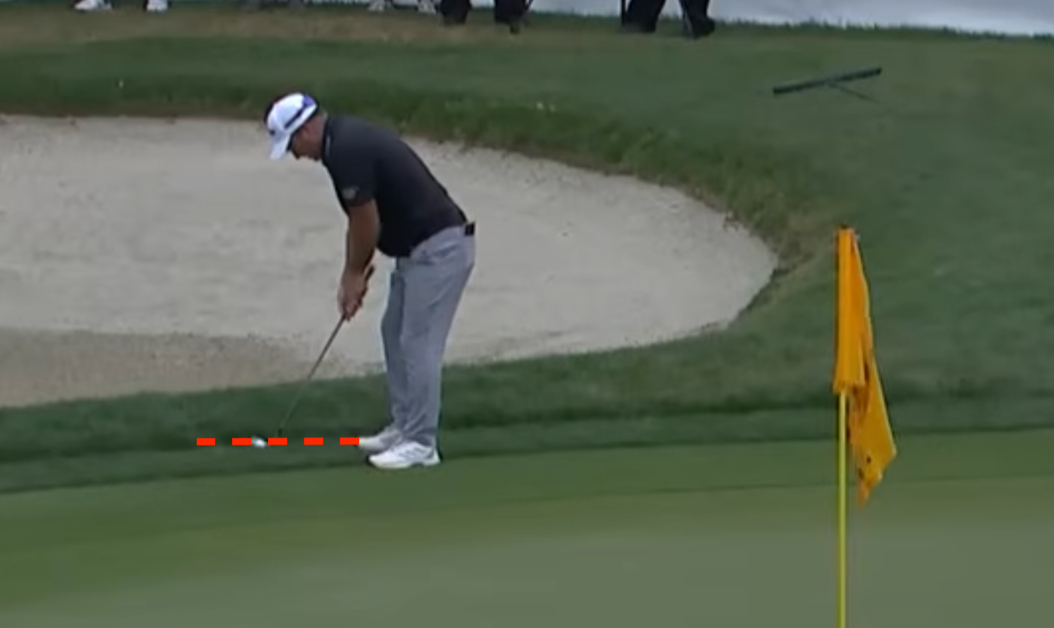ryan fox hits chip shot during the myrtle beach classic