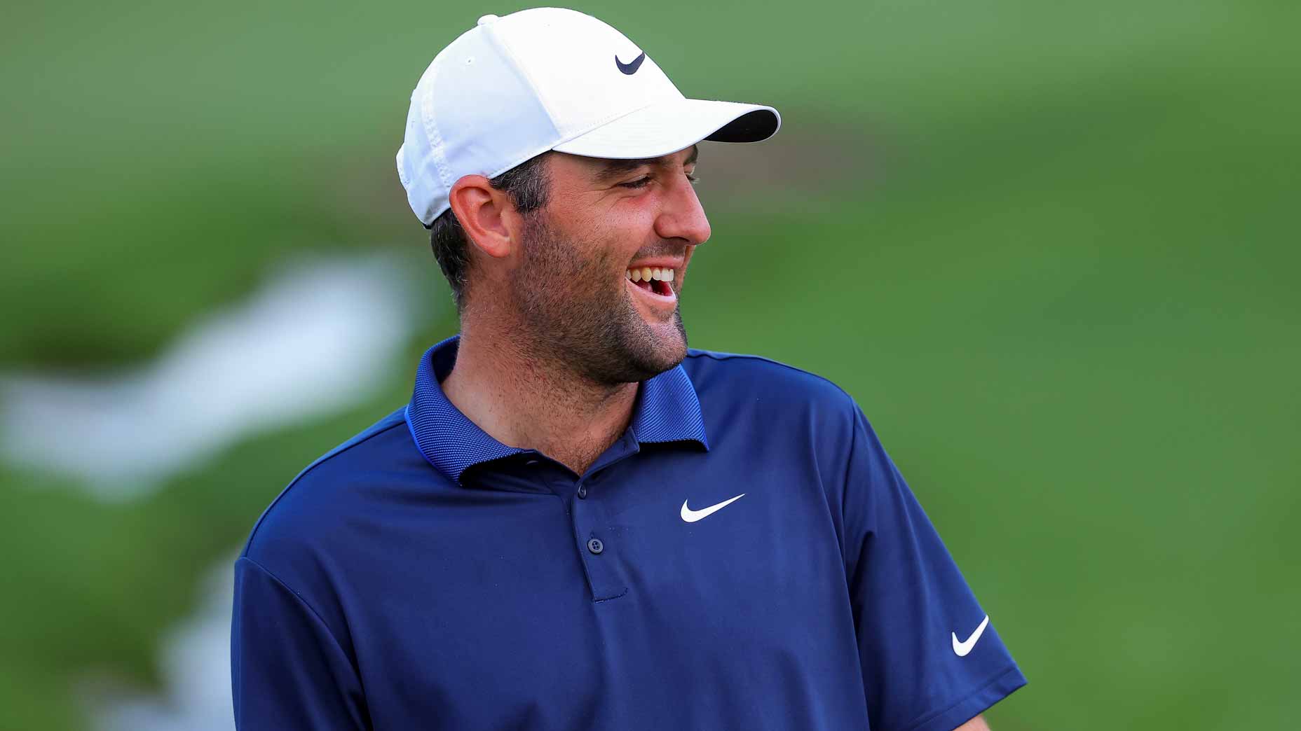 Scottie Scheffler, the favorite in 2025 Chalres Schwab Challenge odds, celebrates after winning the 2025 PGA Championship.