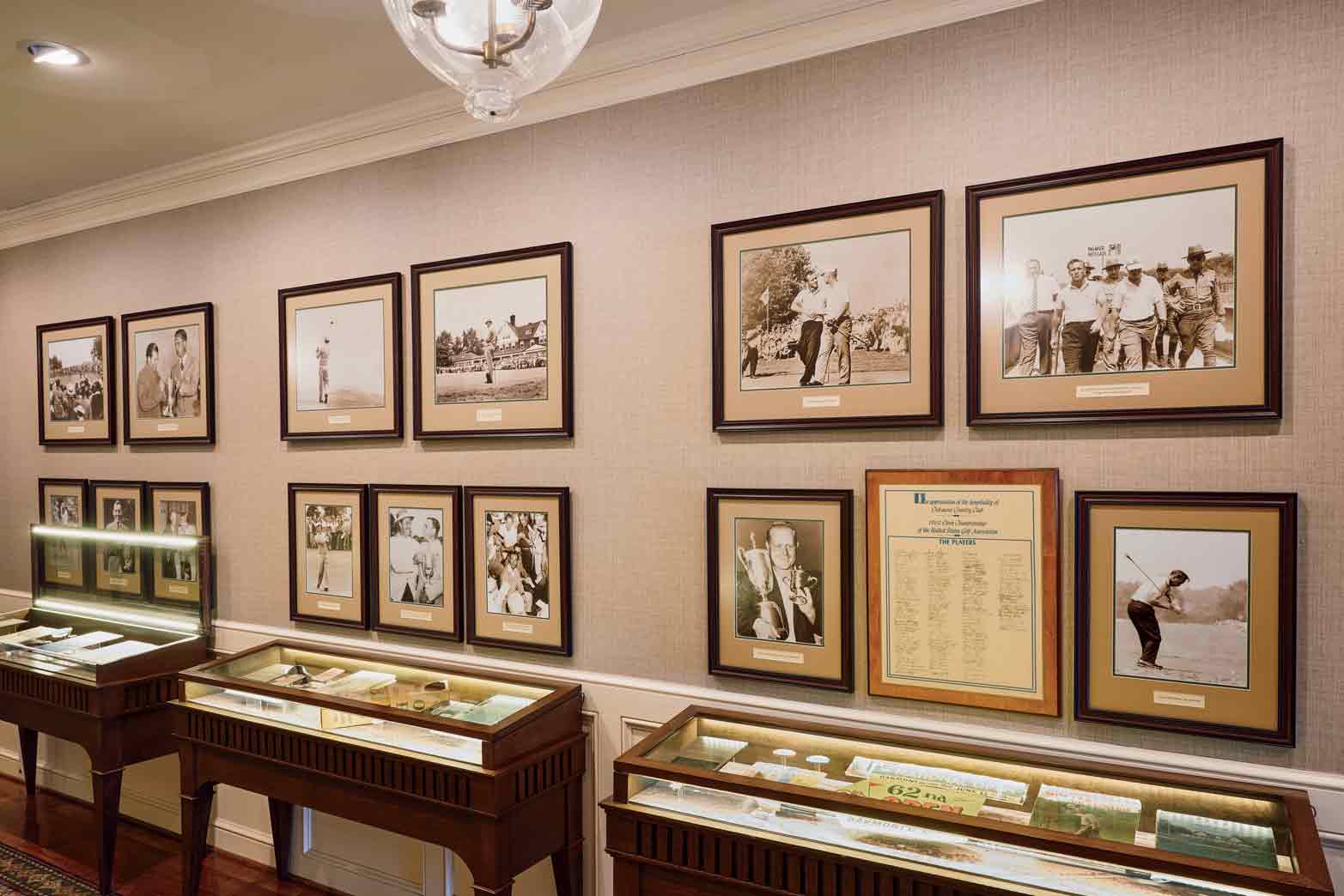 Enter History Hall and walk back through time to relive Oakmont’s past U.S. Opens and the players who survived them