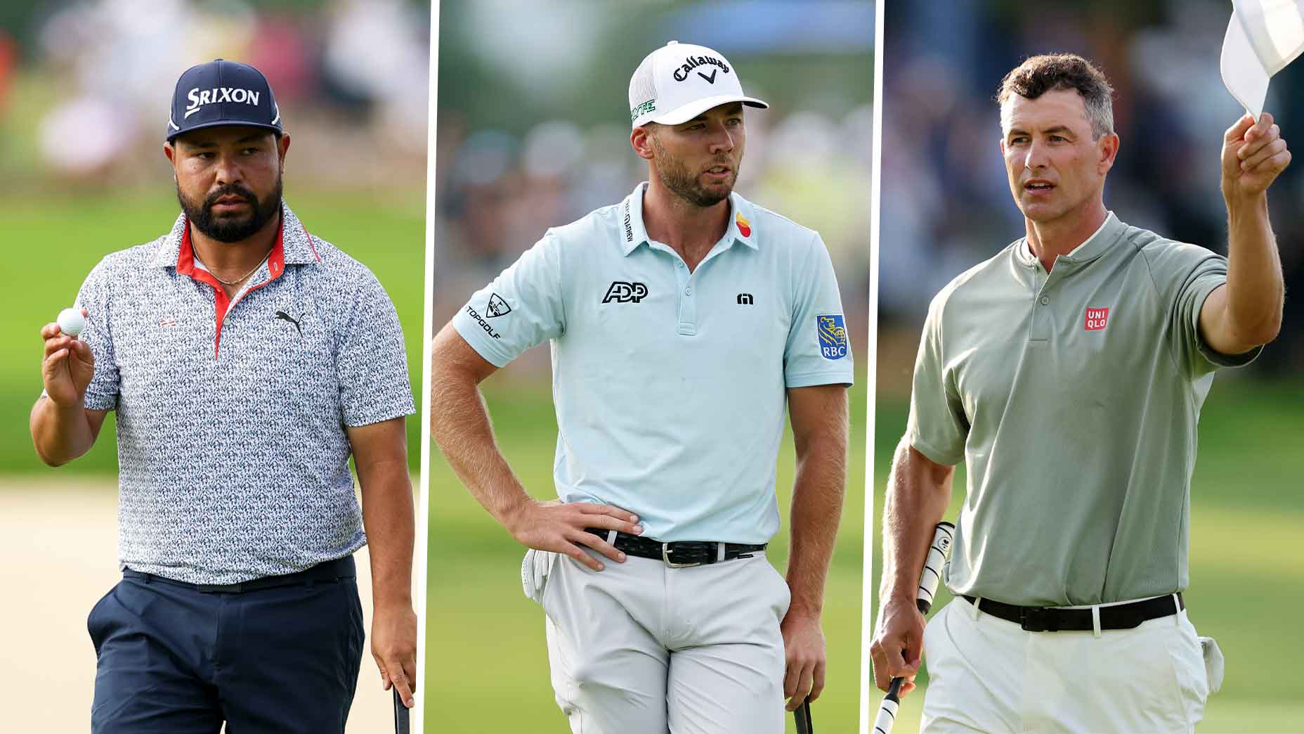 JJ Spaun, Sam Burns, Adam Scott