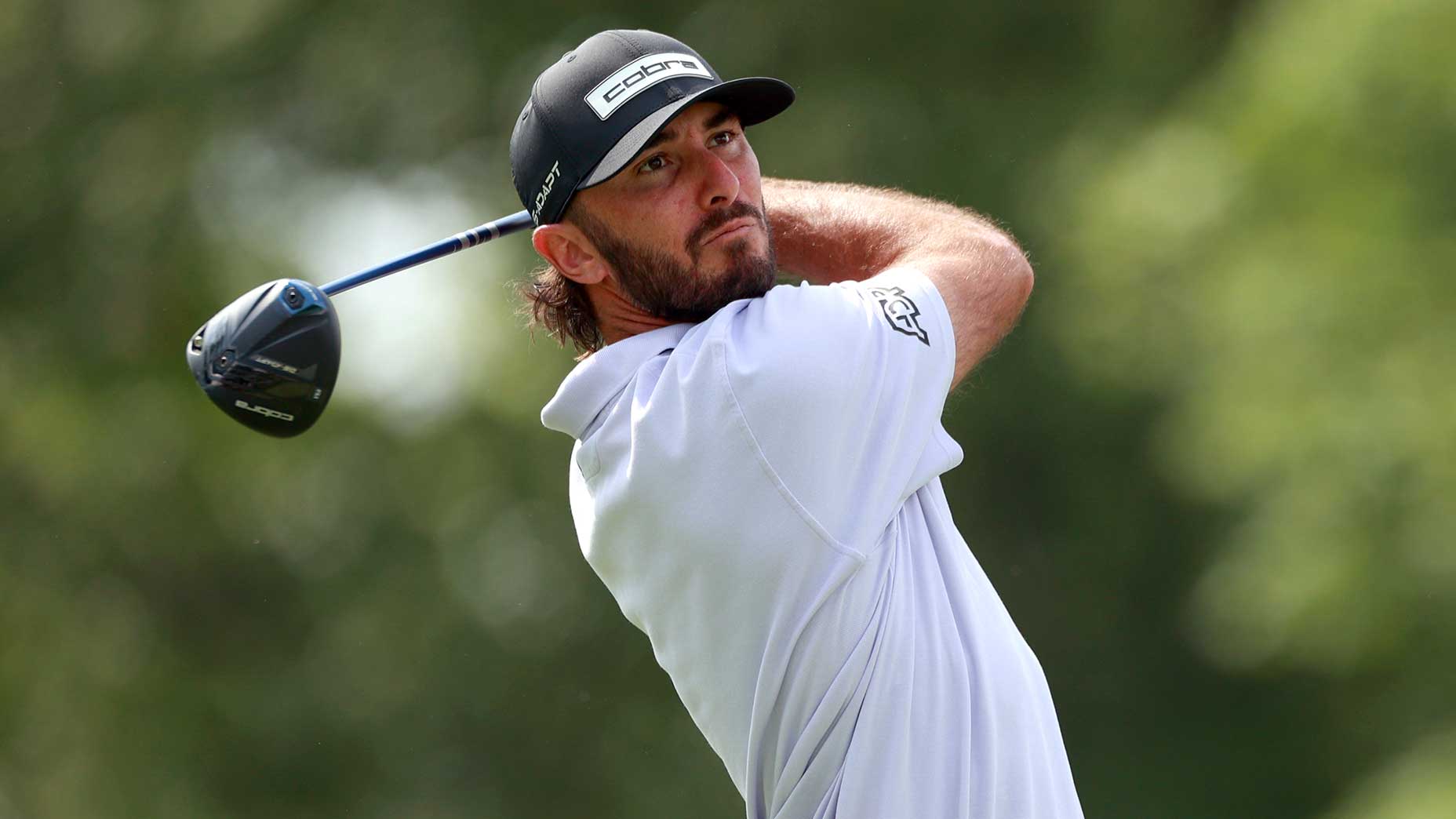 max homa hits a drive