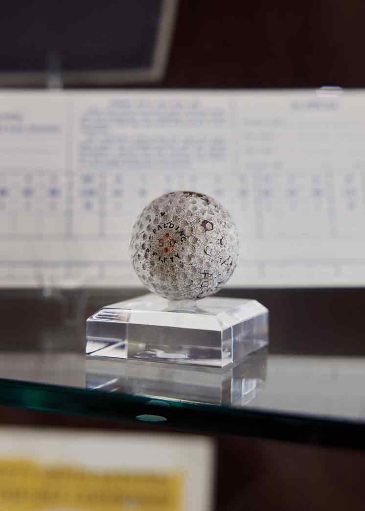 It’s the ball that defeated Bobby Jones. In the 1919 U.S. Amateur