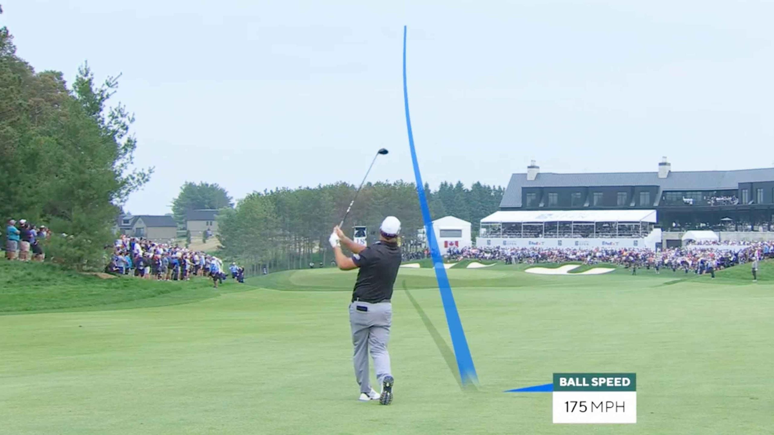ryan fox hitting the 3-wood that won him the canadian open