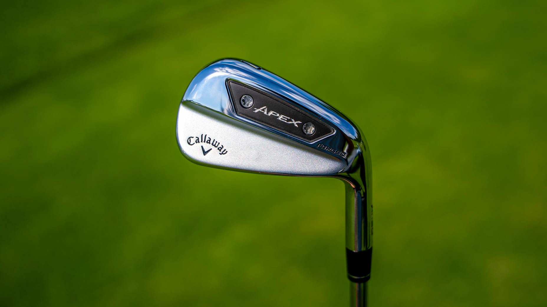 Callaway Apex Ai150 iron on golf course.
